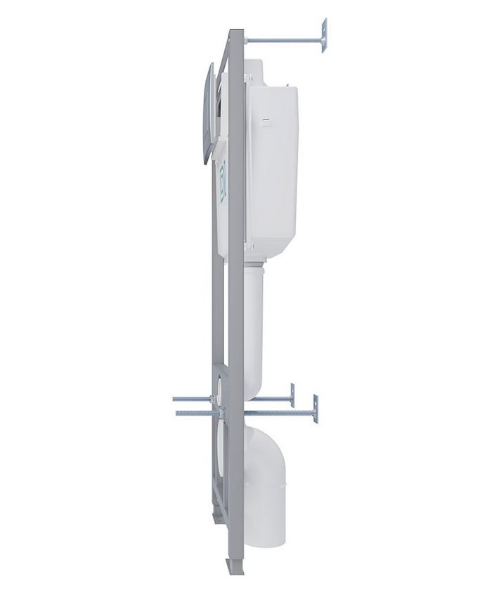 Инсталляц. сист д/унитаза DI (Тип 2-Х-DI  / кнопка /цвет ХРОМ) - Изображение №5