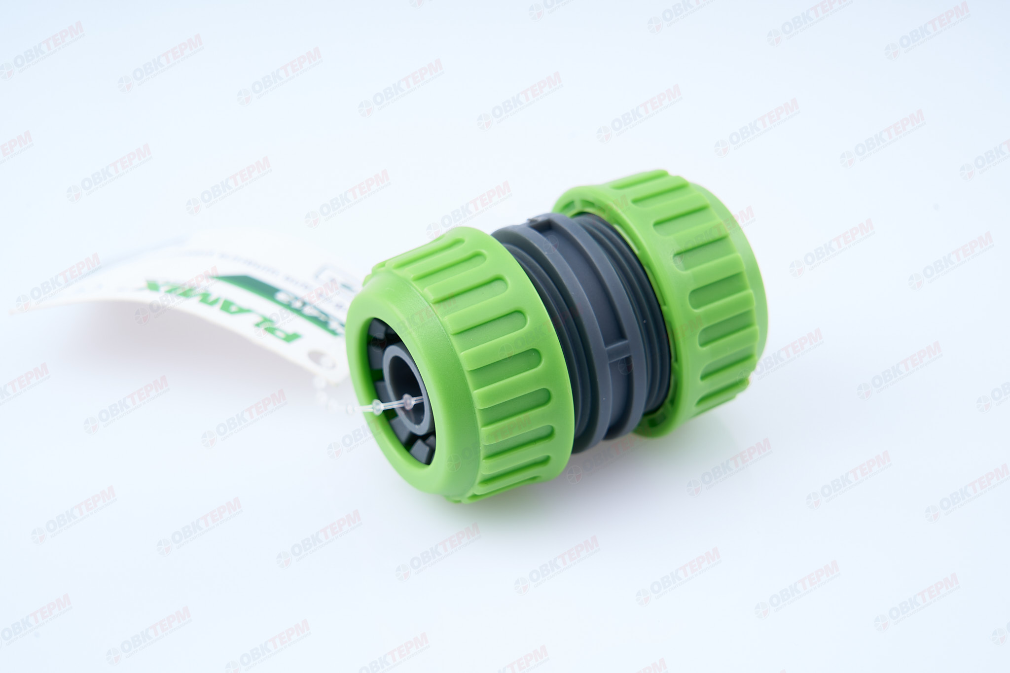 Муфта для шланга ремонтная,  1/2" (ABS) (240/60 шт)  PLAMIX/CRAB PL-413 - Изображение №1