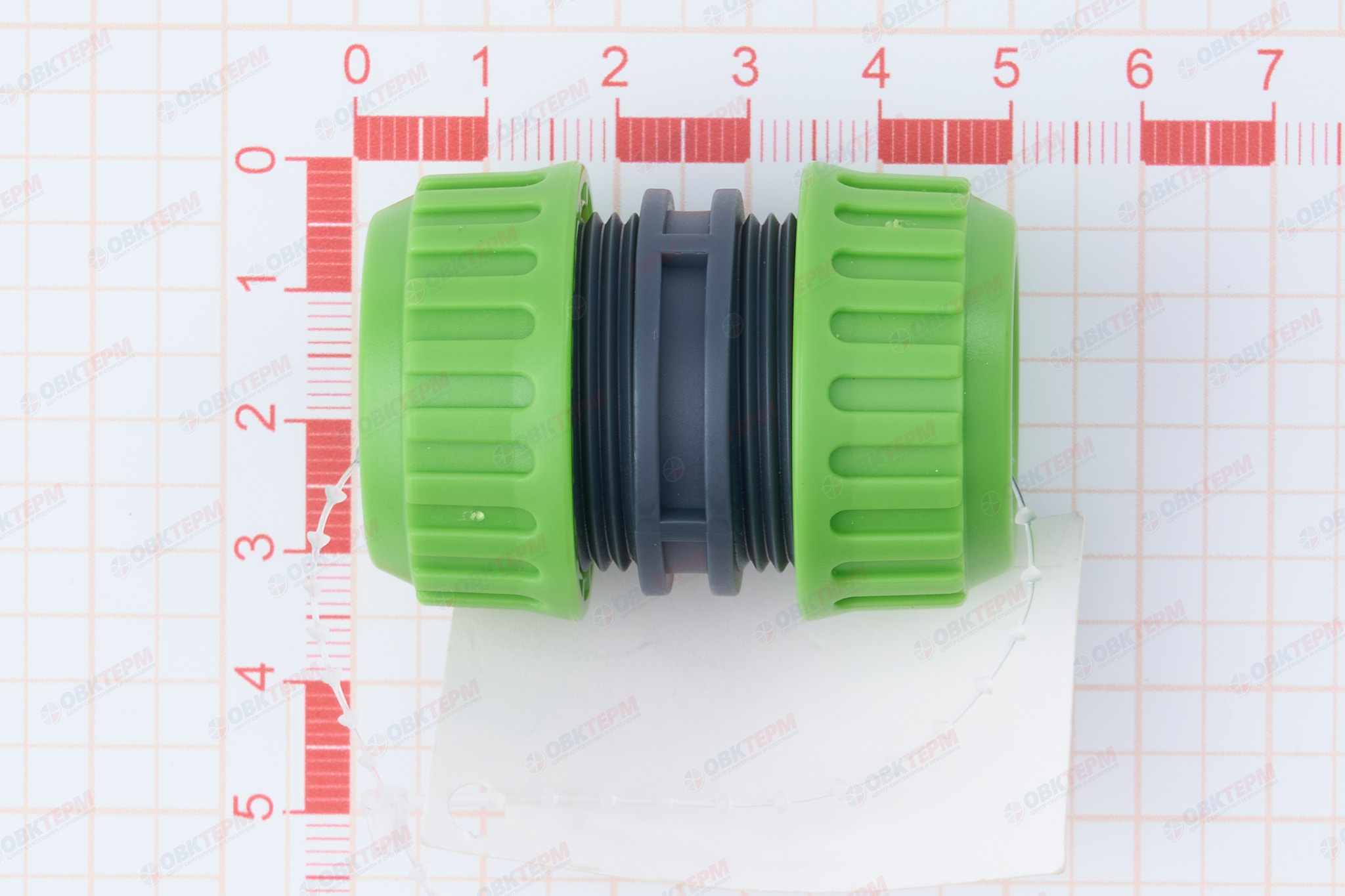 Муфта для шланга ремонтная,  1/2" (ABS) (240/60 шт)  PLAMIX/CRAB PL-413 - Изображение №5