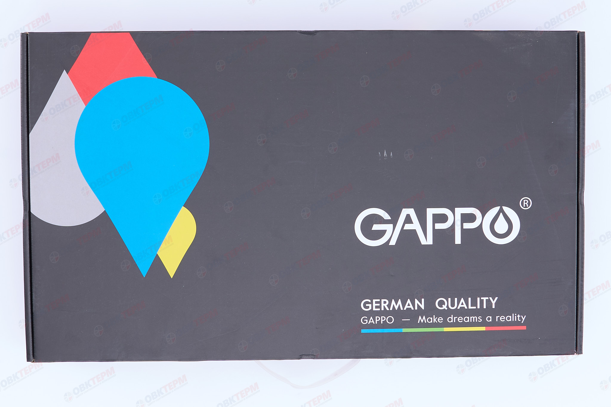 Смеситель д/кухни под ФИЛЬТР GAPPO G4398-16 латунь /черный /гибкий излив /Ø35 /шпилька - миниатюра №8