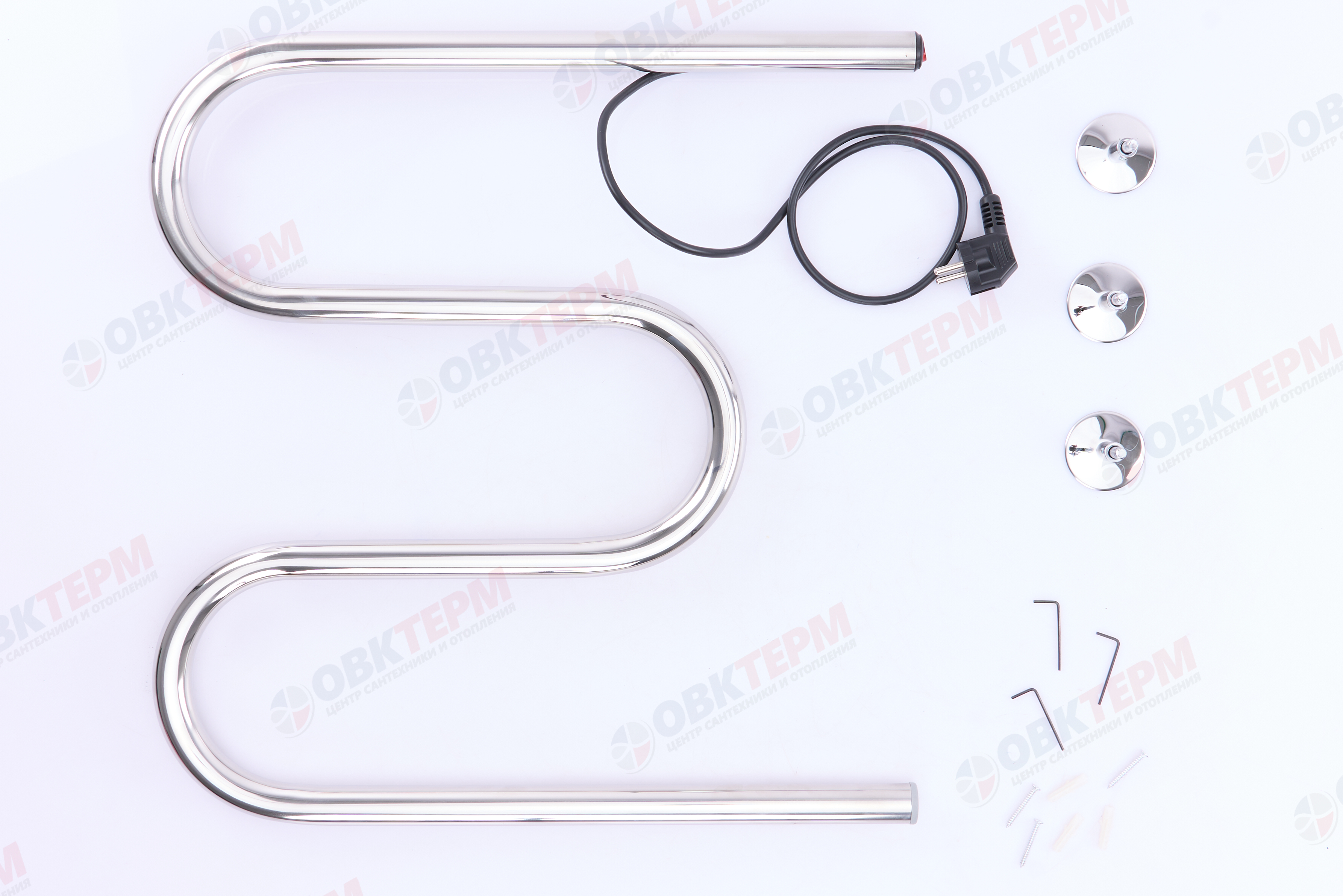 Электрический  полотенцесушитель НЕРЖ "М- "3/4"   50/50 левый АДВ - Изображение №4