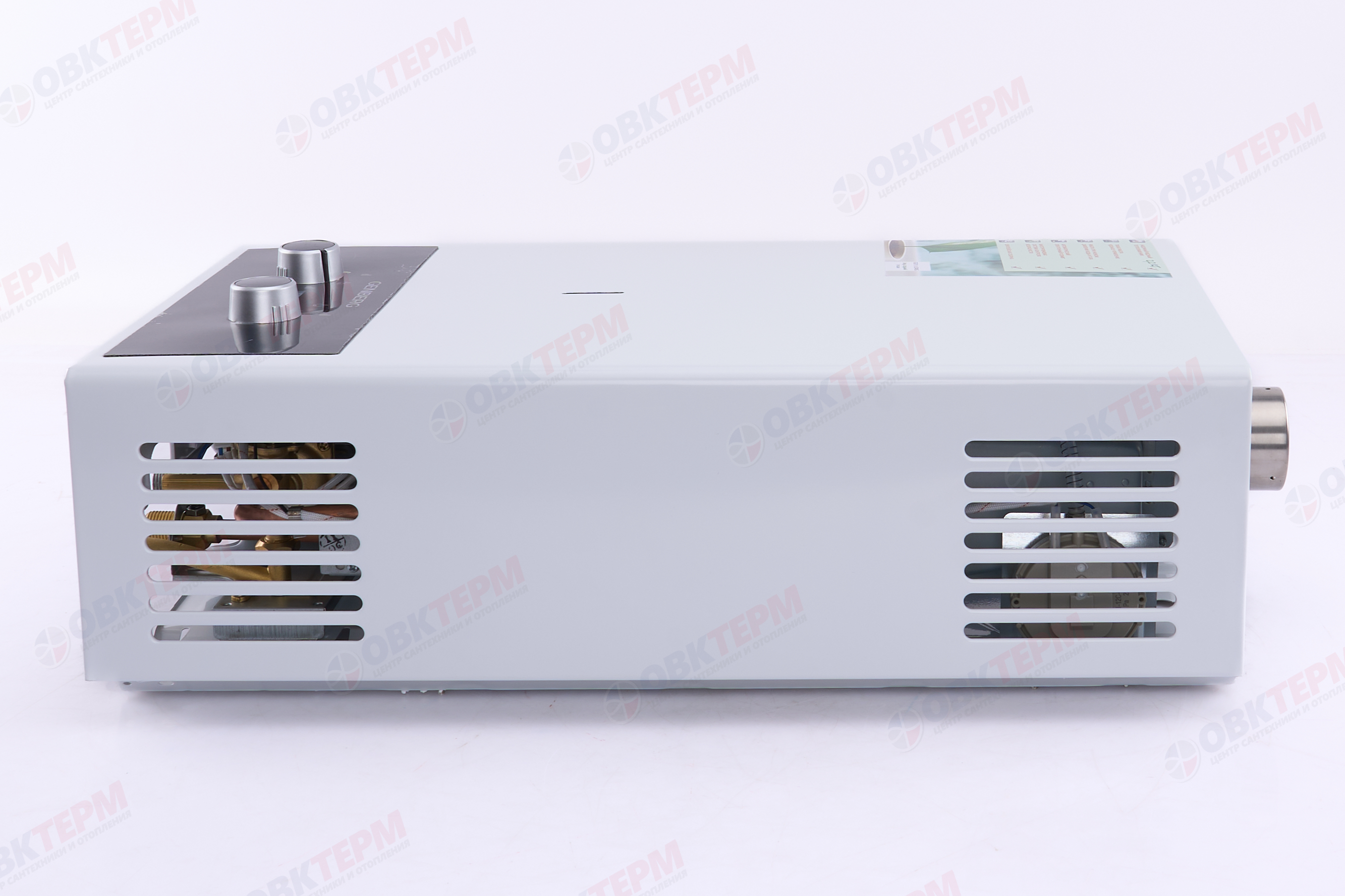 Колонка газовая  GENBERG 410.01 ПОЛУТУРБО   10л. БЕЛАЯ (с трубой)  (ШxВxГ) (ШxВxГ) 340x590x180 мм - Изображение №5