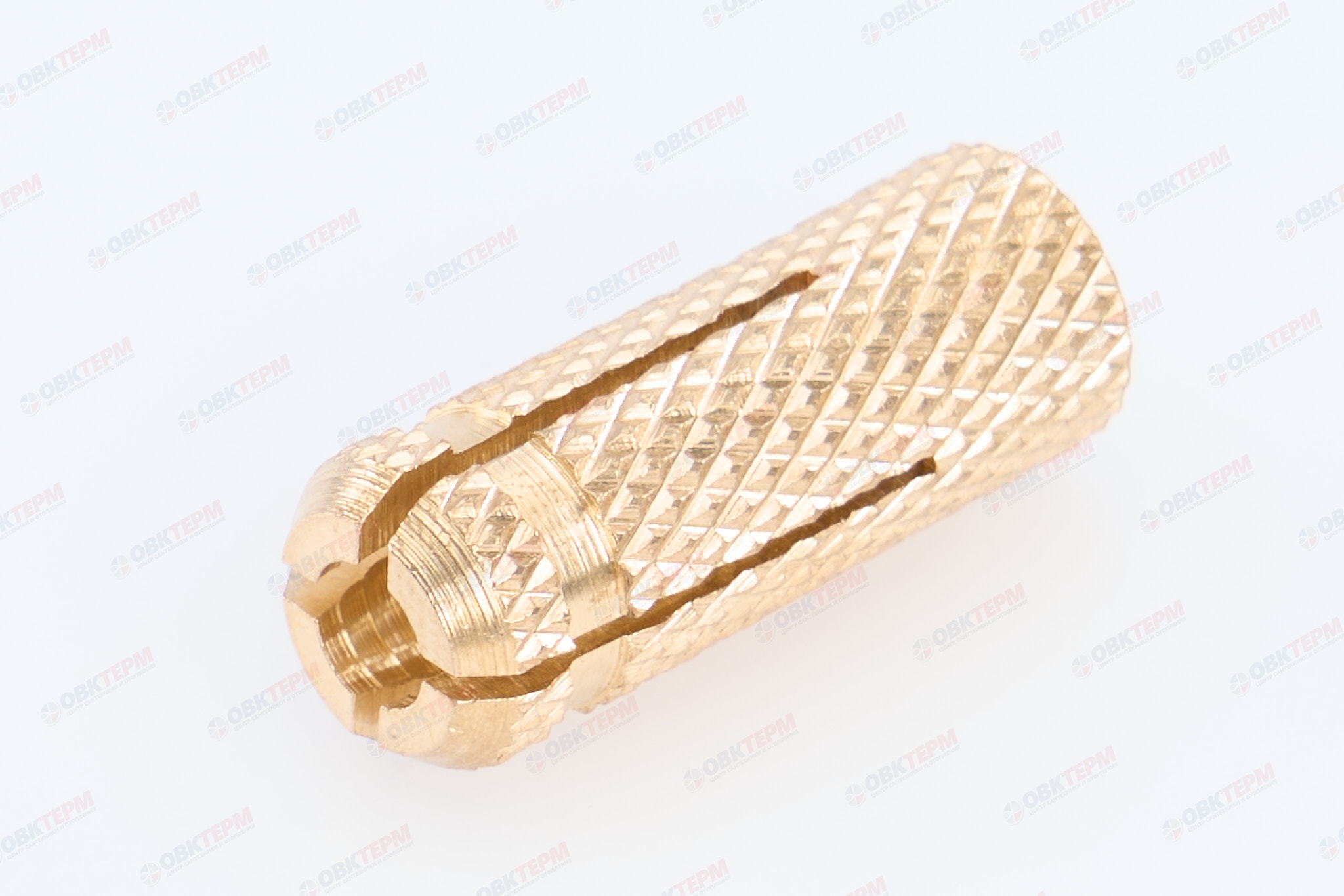 Анкер (цанга) латунный М10 12х35 (20шт,50шт) RIZZEL - Изображение №1