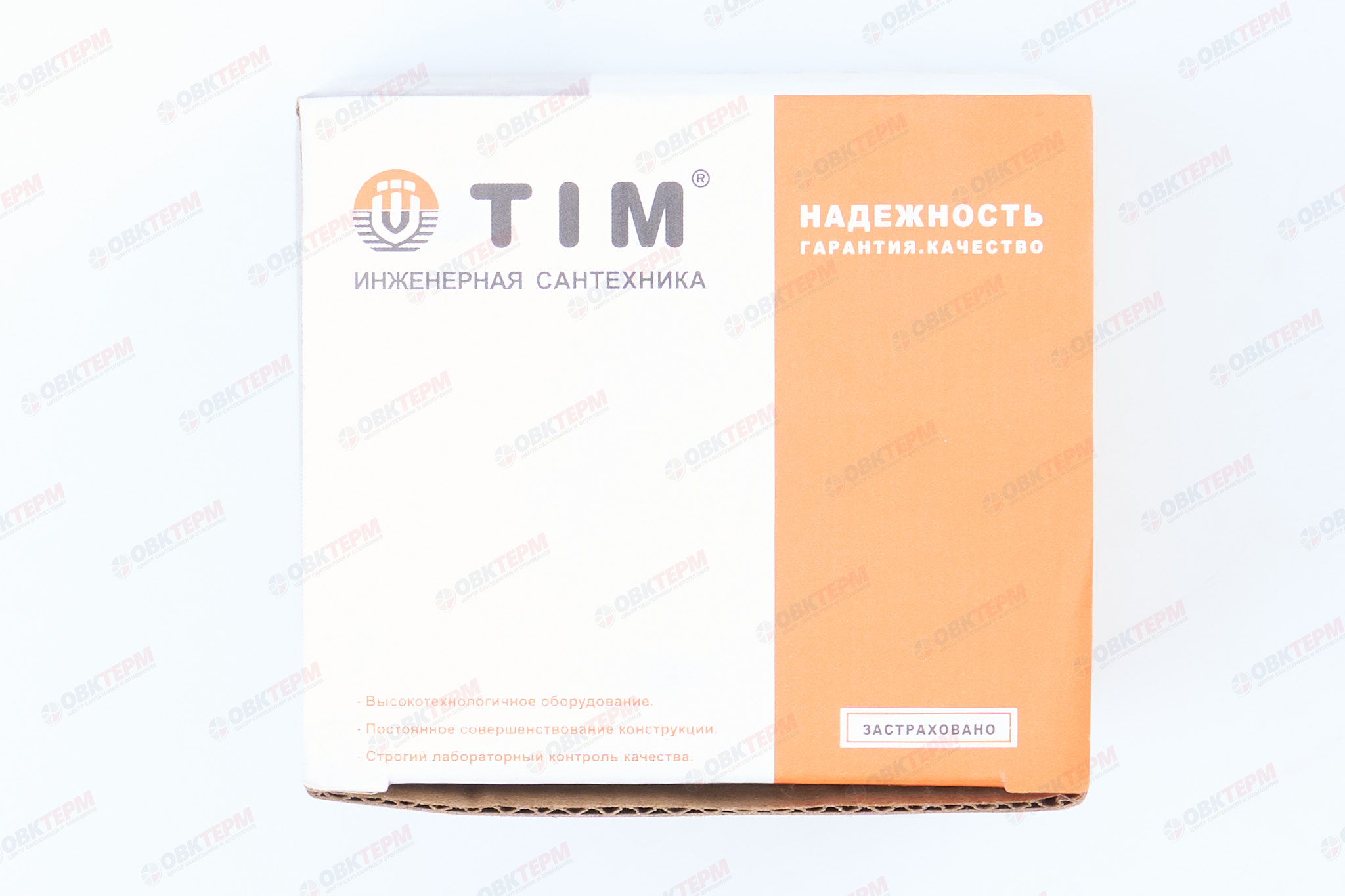Кран шаровый с нак гайкой 1" TIM (пара)   (1шт/18ящ) - миниатюра №8