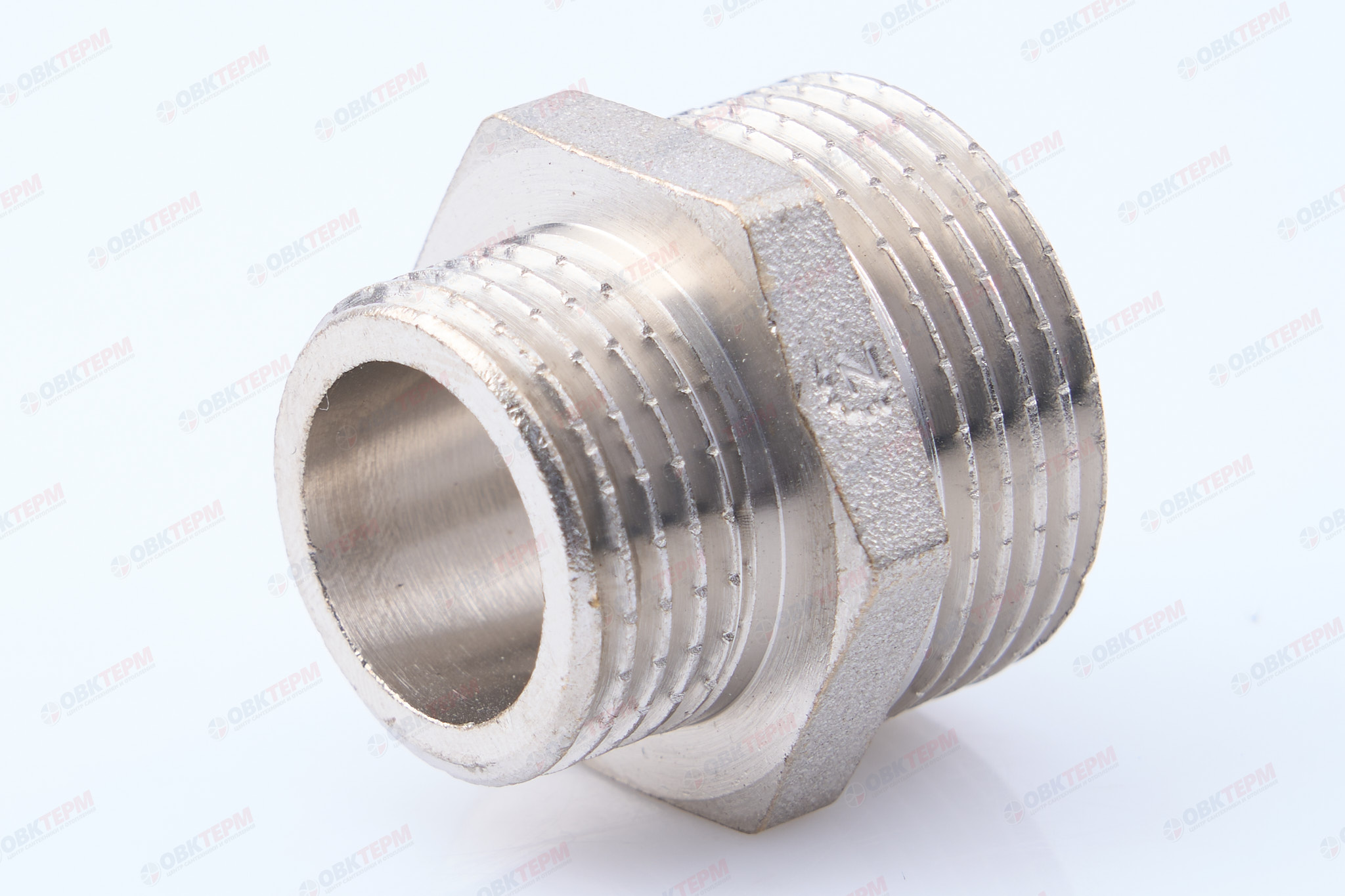 Ниппель    3/4" - 1/2"  Никель ZEISSLER                   (200/10) - Изображение №1