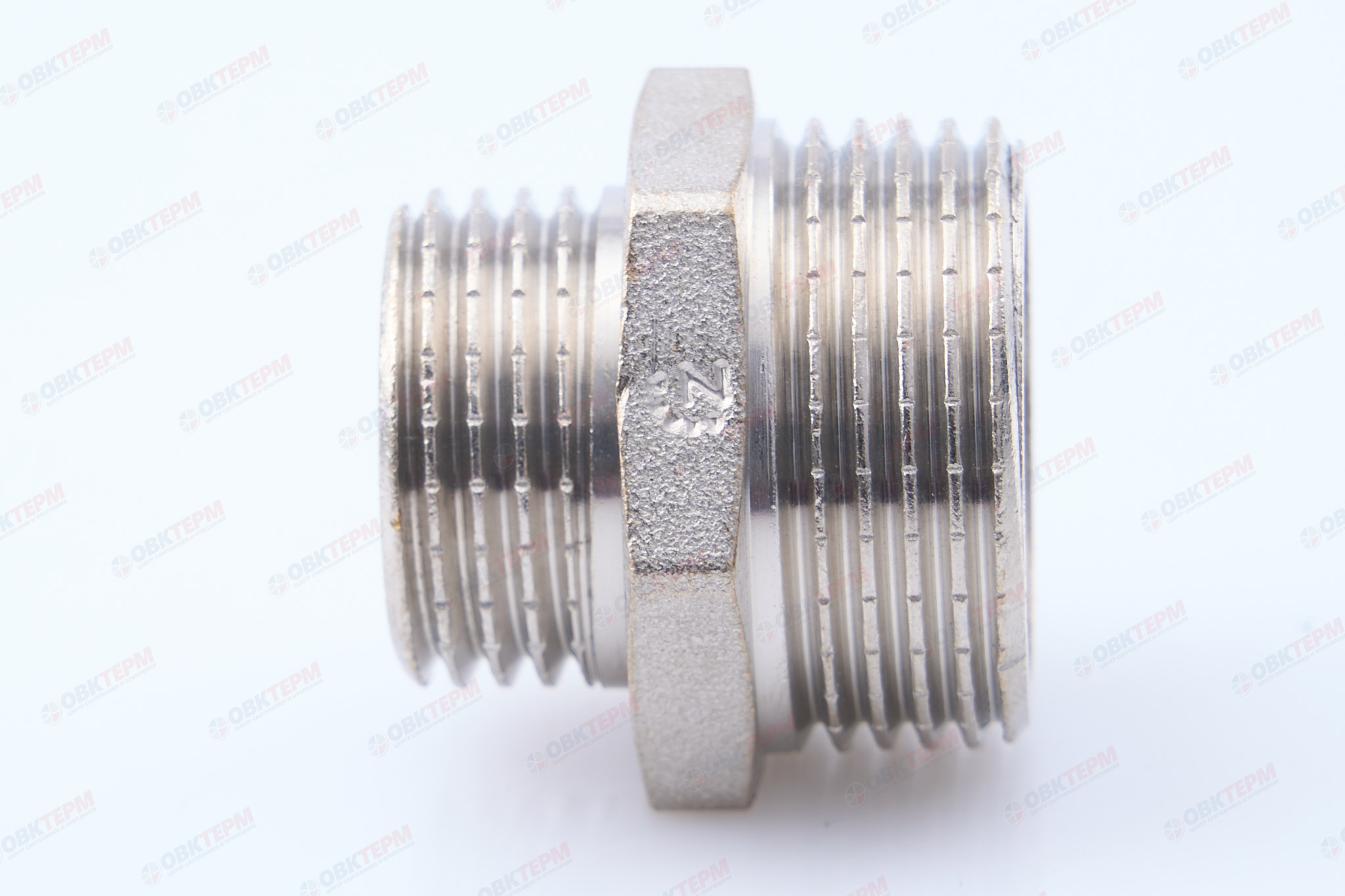 Ниппель    3/4" - 1/2"  Никель ZEISSLER                   (200/10) - Изображение №5