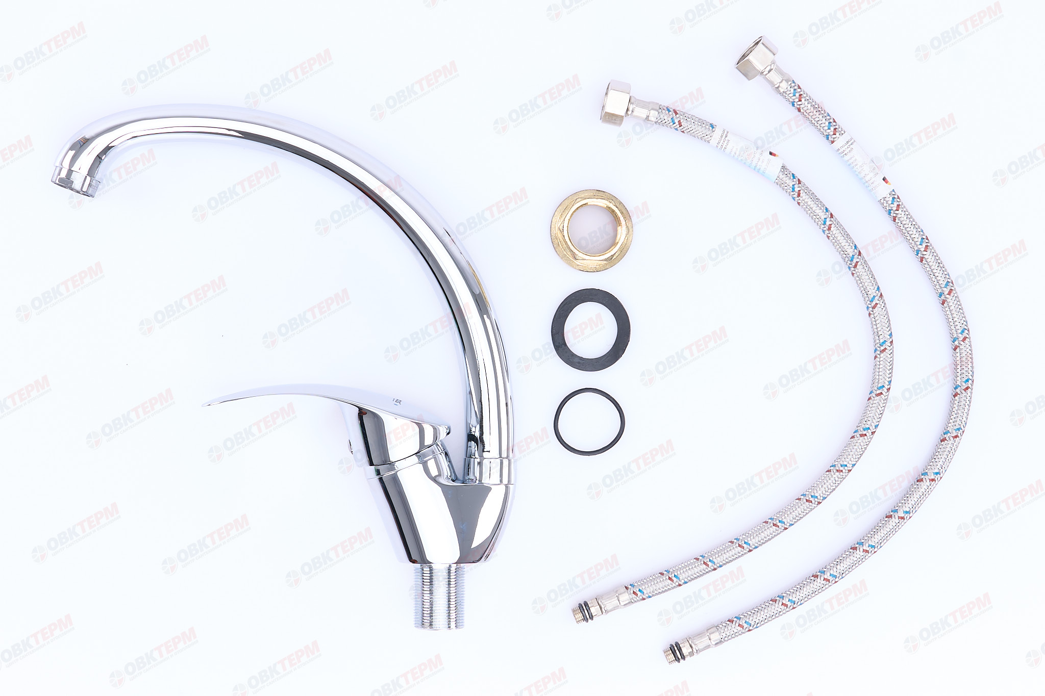 Смеситель д/кухни MIXXUS MARS 777 (011) NUT (ГАЙКА) Ø40  (10 шт/ящ) - миниатюра №3