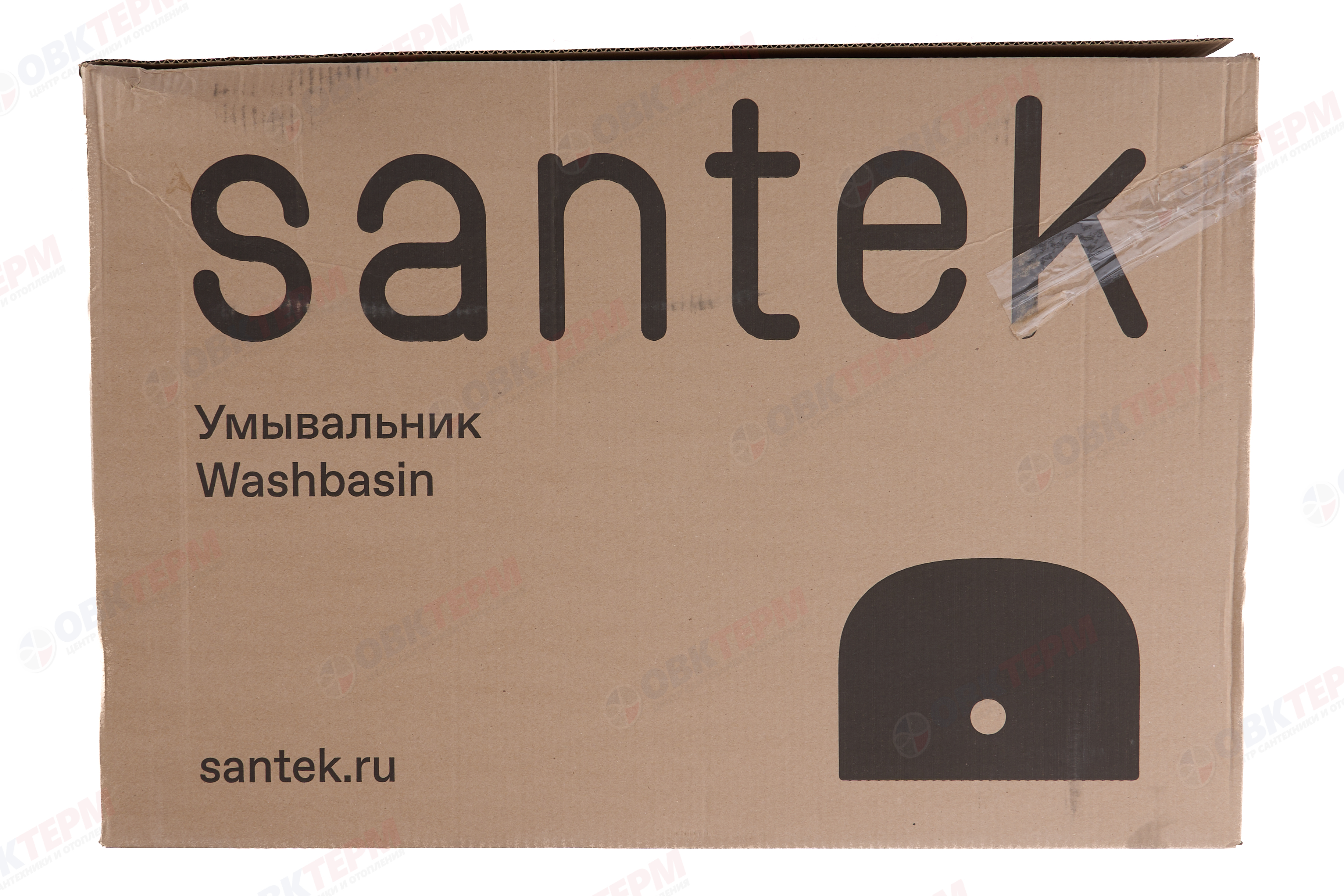 Умывальник мебельный SANTEK Байкал 75 ШВГ 760х206х500 - миниатюра №7