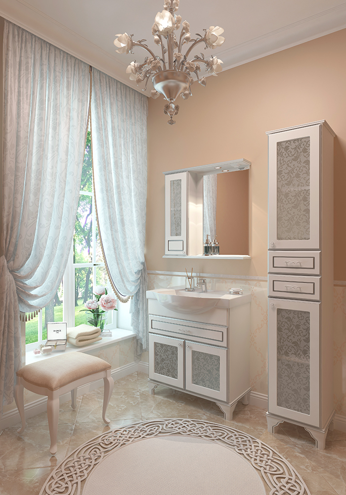 Зеркало EvaGold 75 "Emili" патина серебро - миниатюра №3