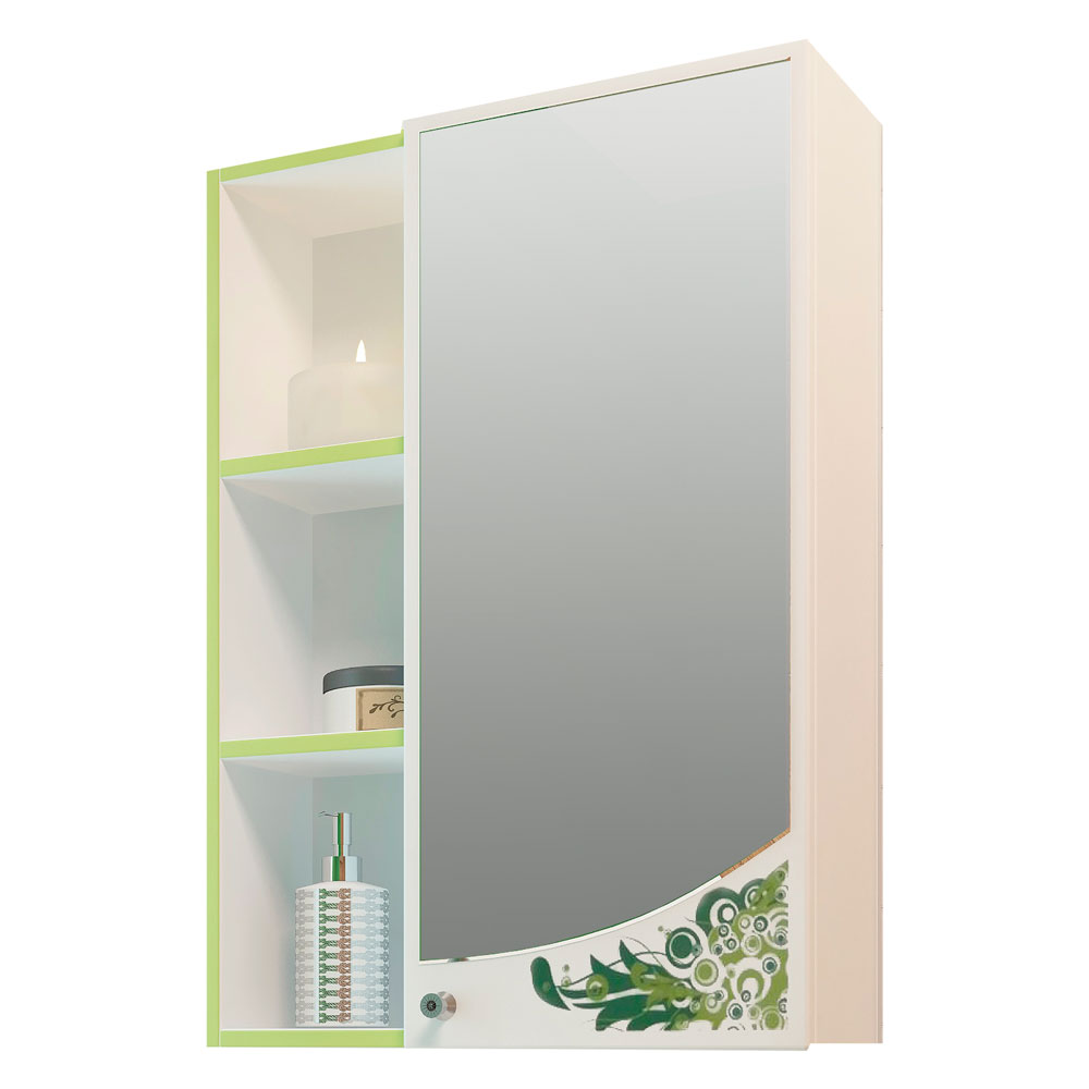 Зеркало EvaGold 55 "Spring"  салат - изображение №1