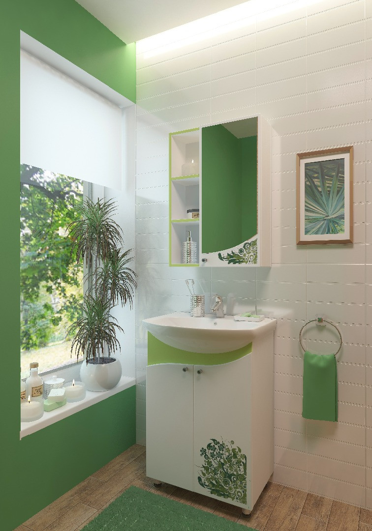 Зеркало EvaGold 55 "Spring"  салат - миниатюра №4