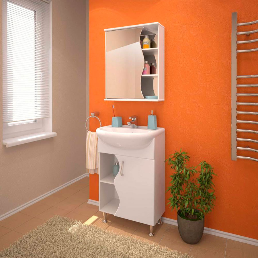 Зеркало EvaGold 55 "Wave"  Сосна Карелия - миниатюра №3