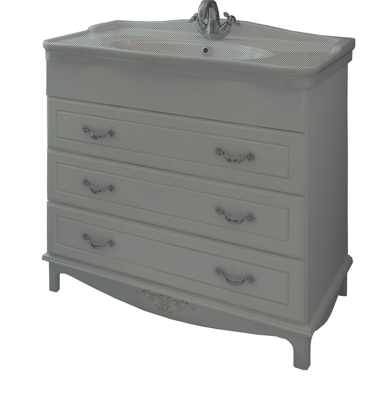 Тумба EvaGold 85 "Leon" (ум Модерн 85) с сифоном - изображение №1