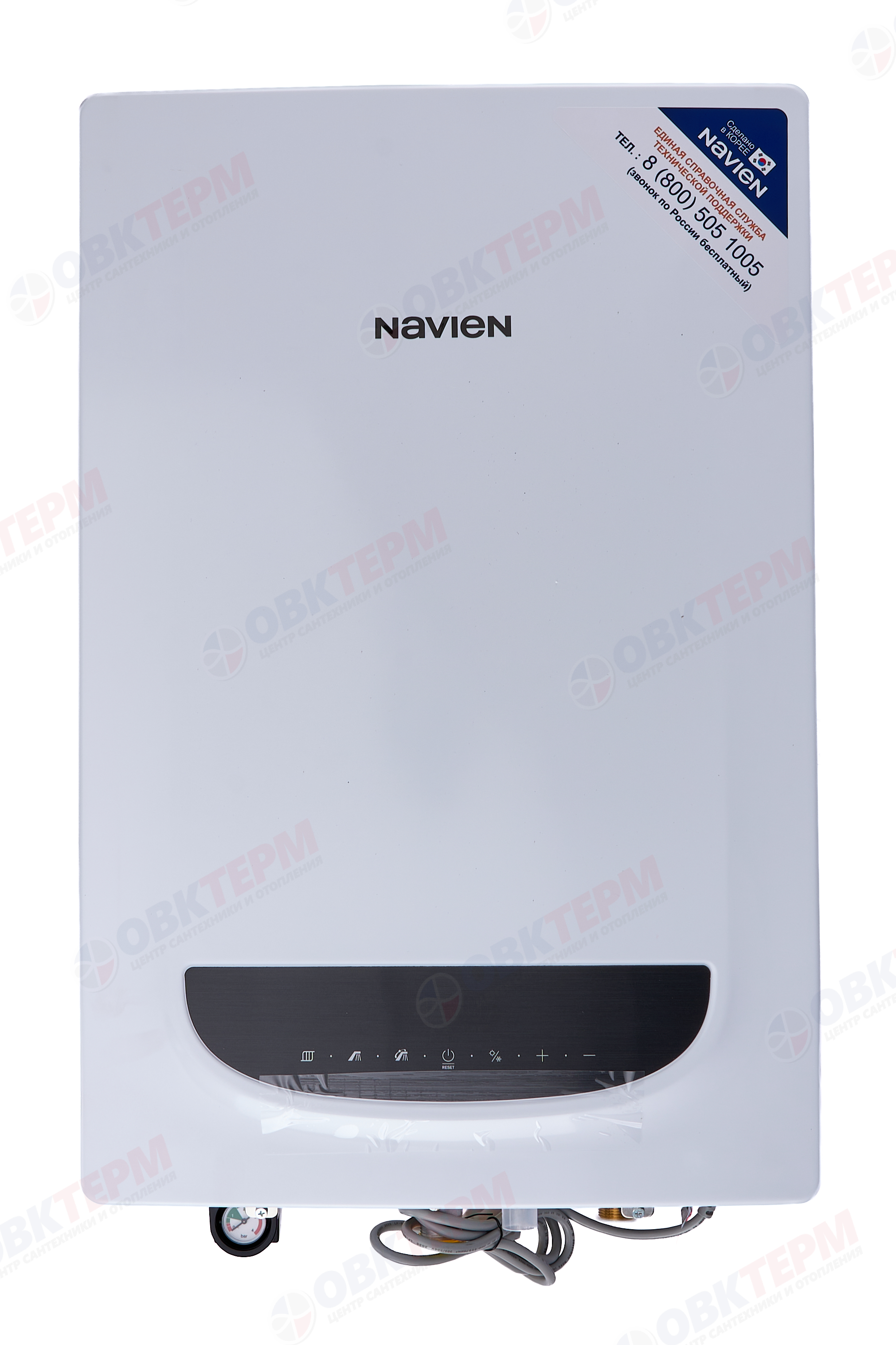 Котел газовый настенный NAVIEN Deluxe ONE-40K (40 кВт, 1-х конт, турбо,без трубы) - изображение №1