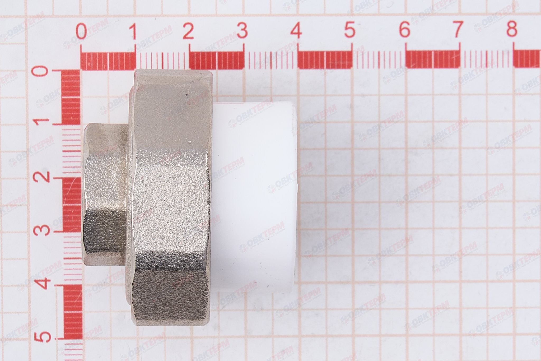 Разборное соединение   25 *  1/2"  В   БЕЛАЯ          (PRO AQUA)    (60/10) - миниатюра №6
