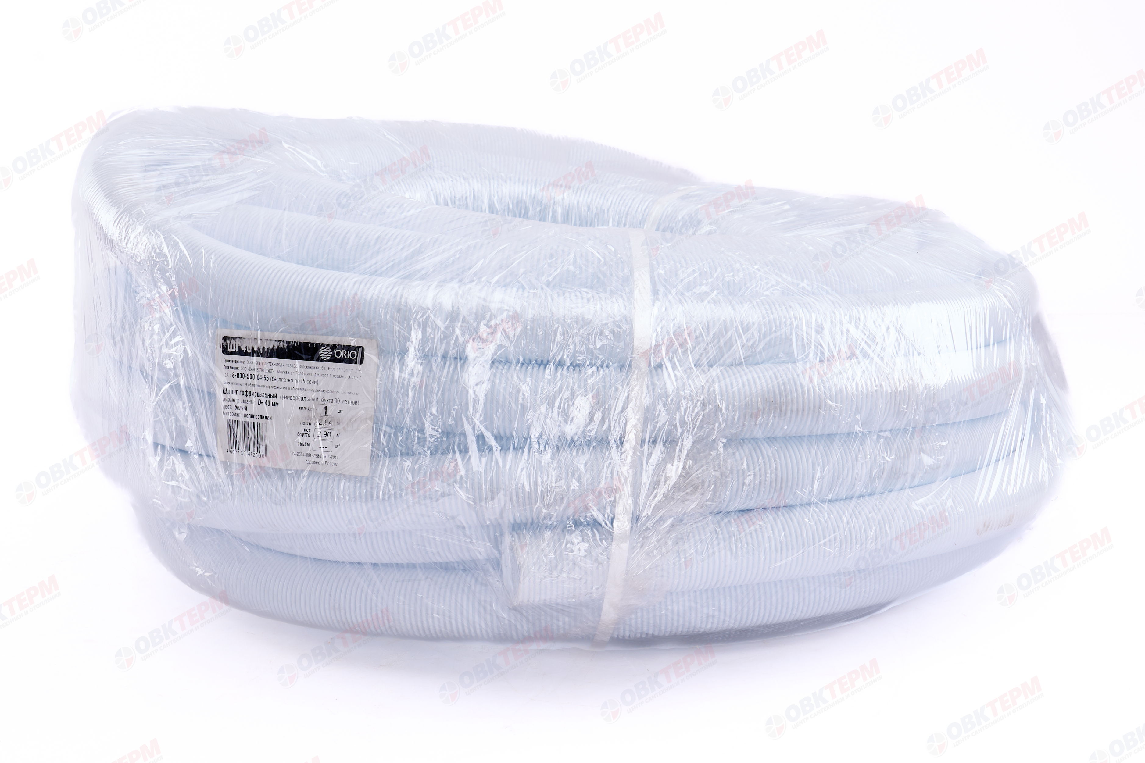 ШГ40-1    ОРИО шланг гофрированный белый D-40 мм (30 м) - Изображение №2
