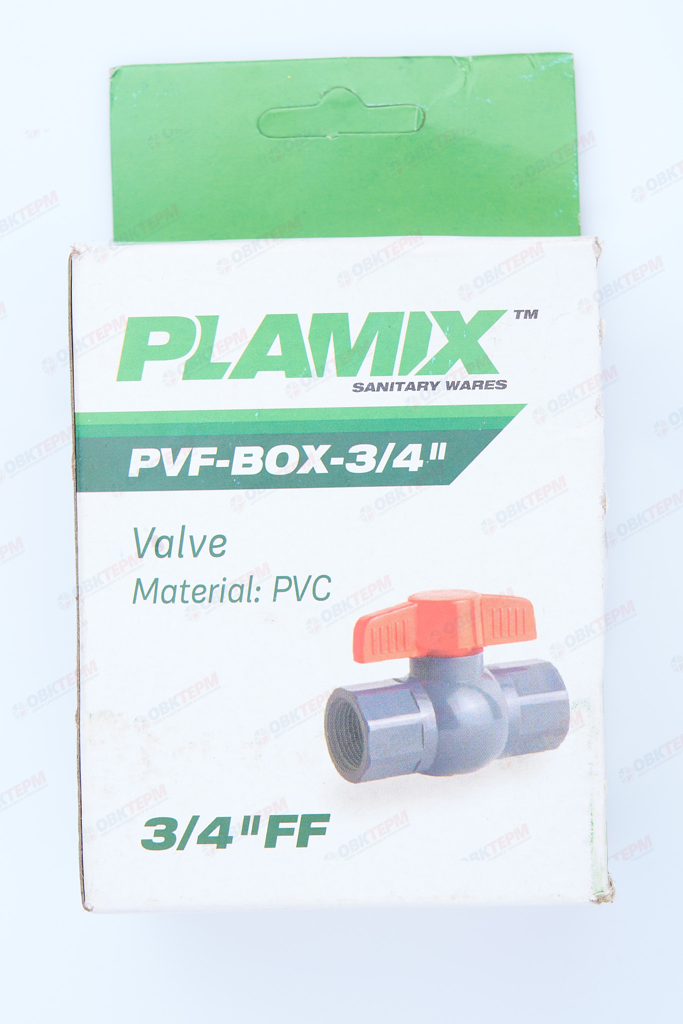 Кран  шаровый пластиковый     3/4"  ВВ (серый)  PLAMIX  (200шт) - Изображение №4