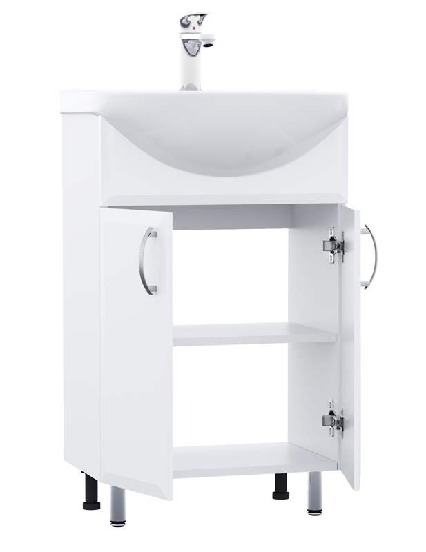 Тумба напольная  50 "Сити" Francesca белый (ум. Арго 50) - Изображение №2