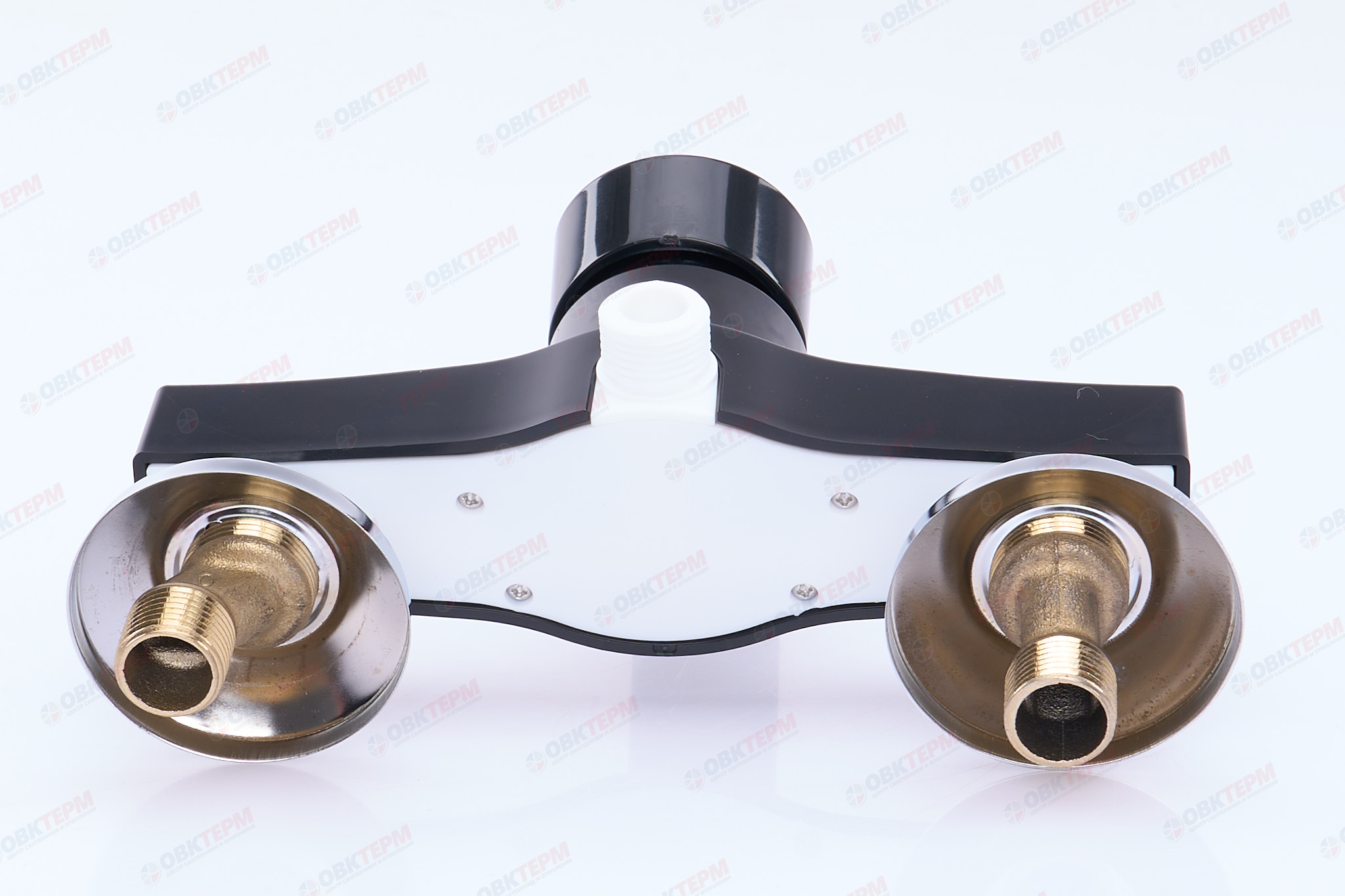 Смеситель д/душ.кабины PLAMIX Mario-003 Black, (Ø40, без шланга и лейки) (30шт/ящ) - Изображение №4