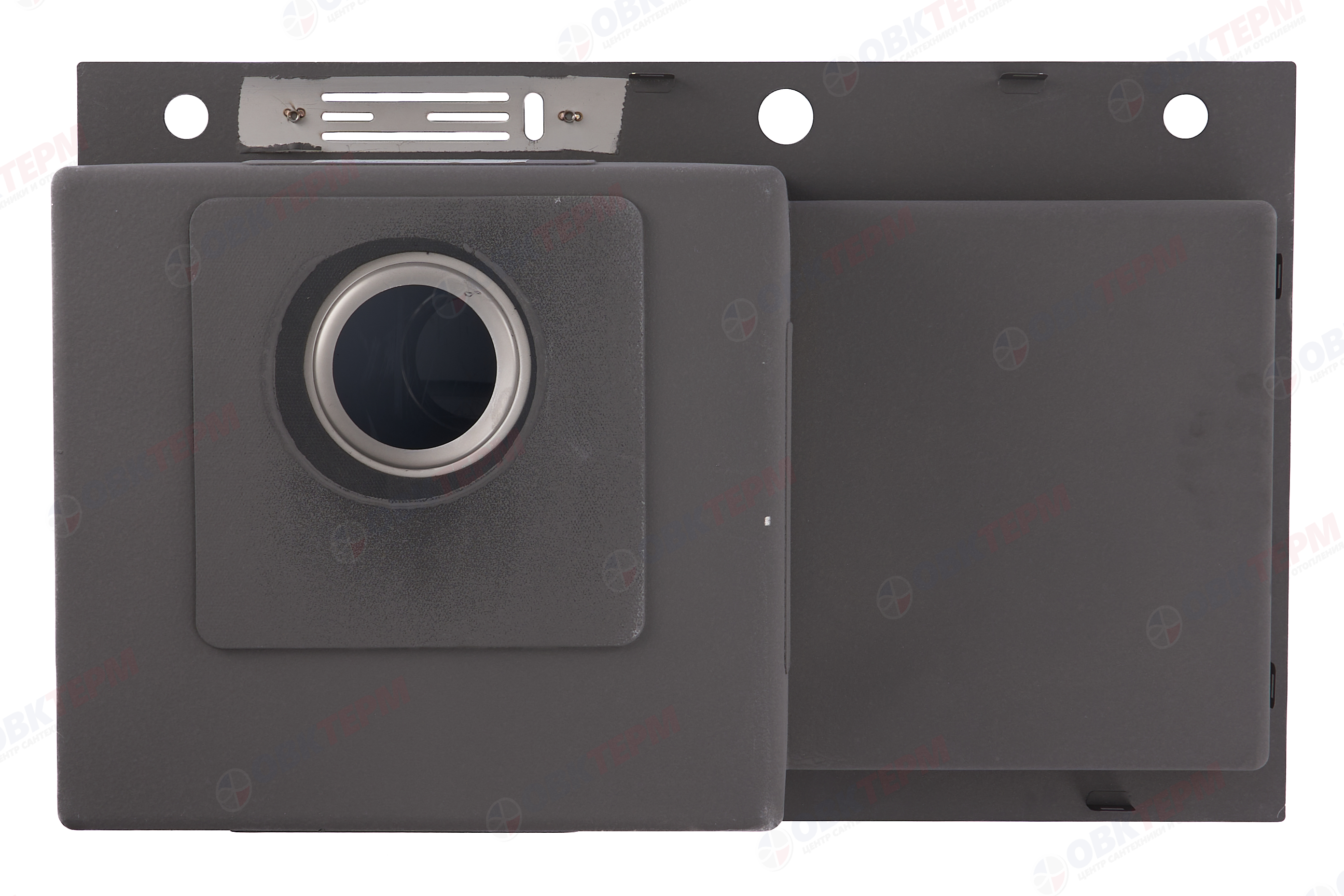 Мойка MIXXUS MH7849R-HK SS COLOR (NANO-SILVER) из нерж.ст. глуб.крыло с подст.для ножей (3.0/0.8 мм) - миниатюра №5