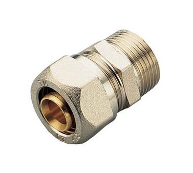Соединитель  обжимной TIM  20*1/2"н           (10уп110ящ) - Изображение №2