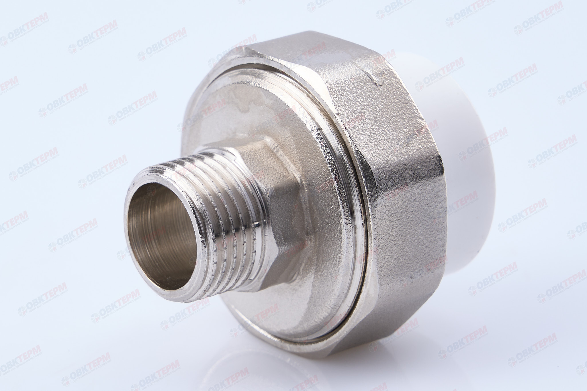 Разборное соединение   25 *  1/2"  Н   БЕЛАЯ          (PRO AQUA)    (50/10) - Изображение №1