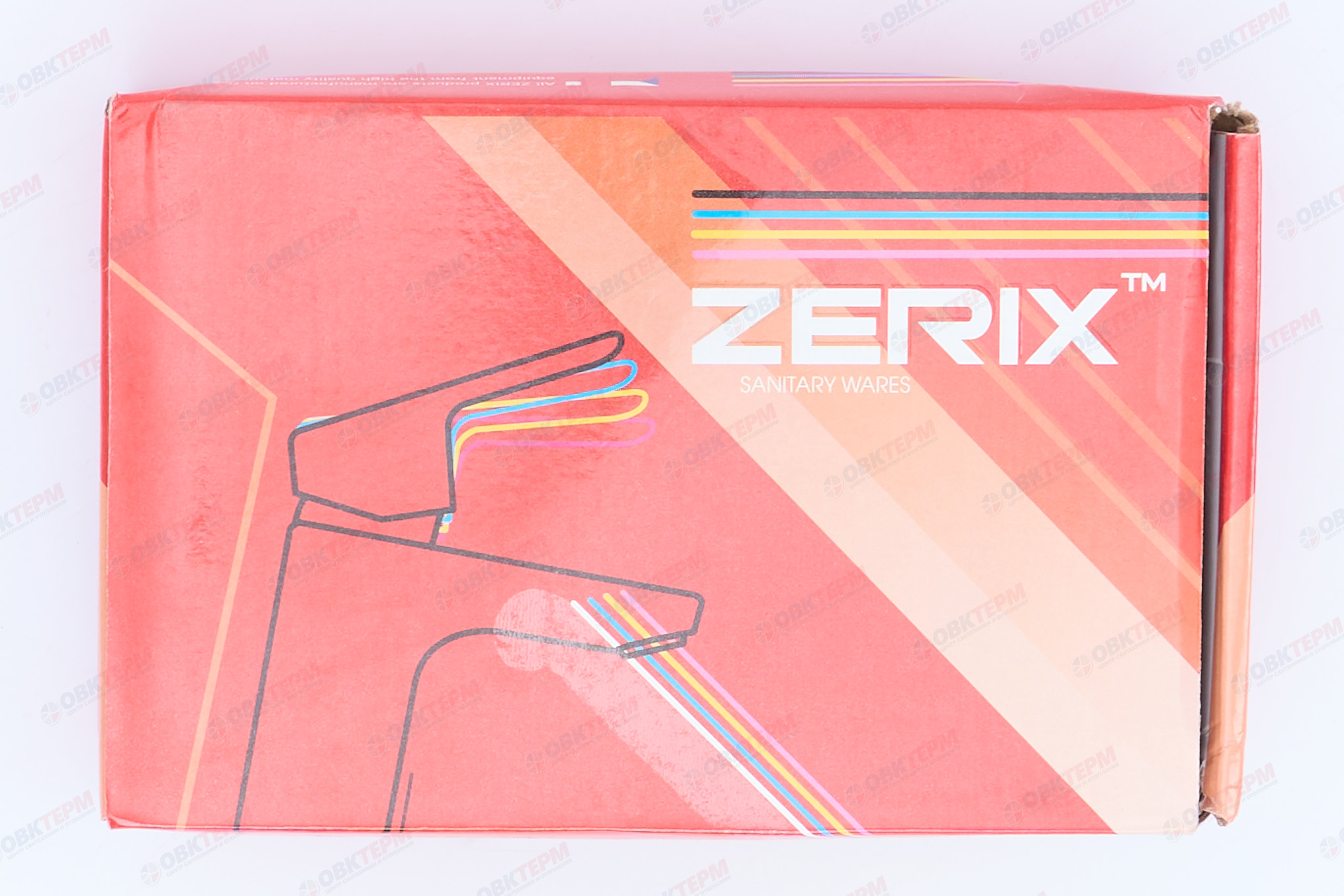 Смеситель д/умывальника ZERIX PAN-B 181 Ø40 на шпильке (10 шт/ящ) - миниатюра №6