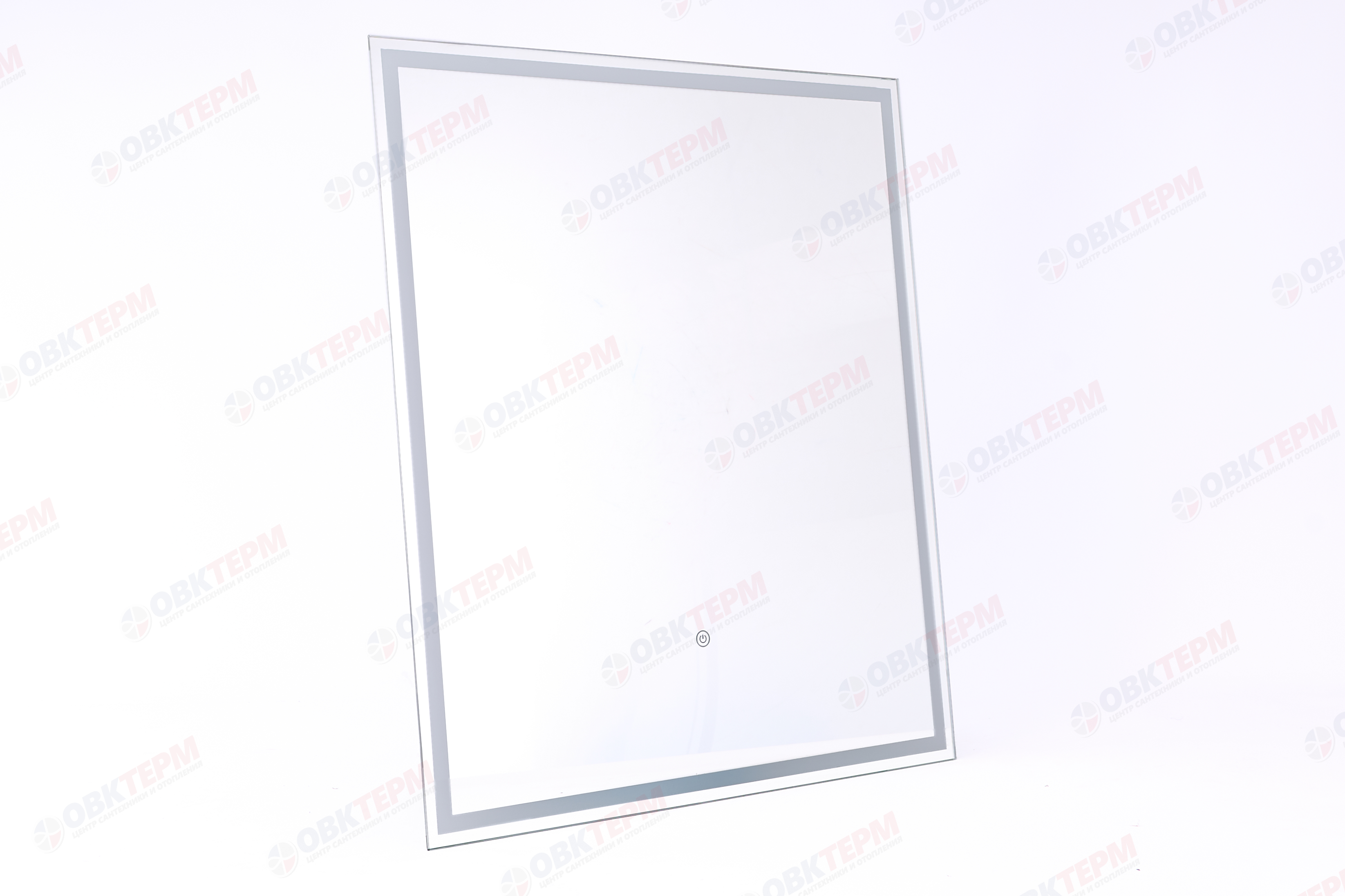 Зеркало  600х700 Solo Eco с LED подсветкой и сенсорным выкл. Кайман Glassiko - Изображение №2