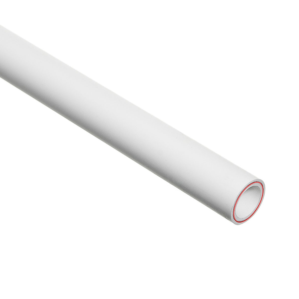 Труба армир  стекловолокном   50х6,9 PN20 SDR 7,4   БЕЛАЯ PP-R   (KALDE)  (20м) - Изображение №1
