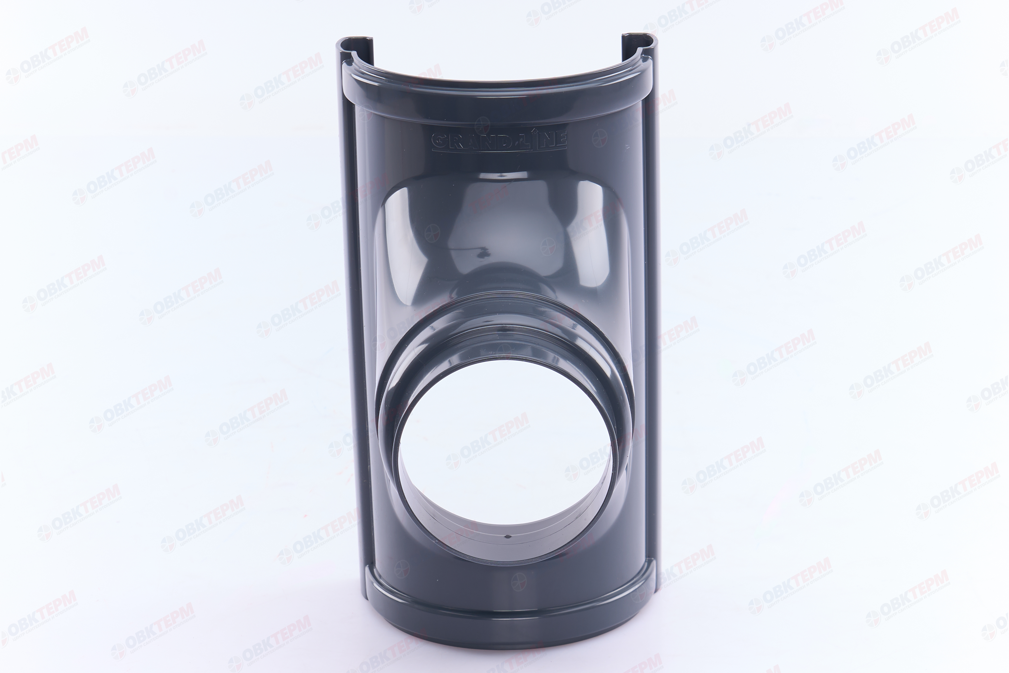 Воронка Дизайн 135 ПВХ Grand Line графит (RAL 7024) (уп. 10шт) - миниатюра №6