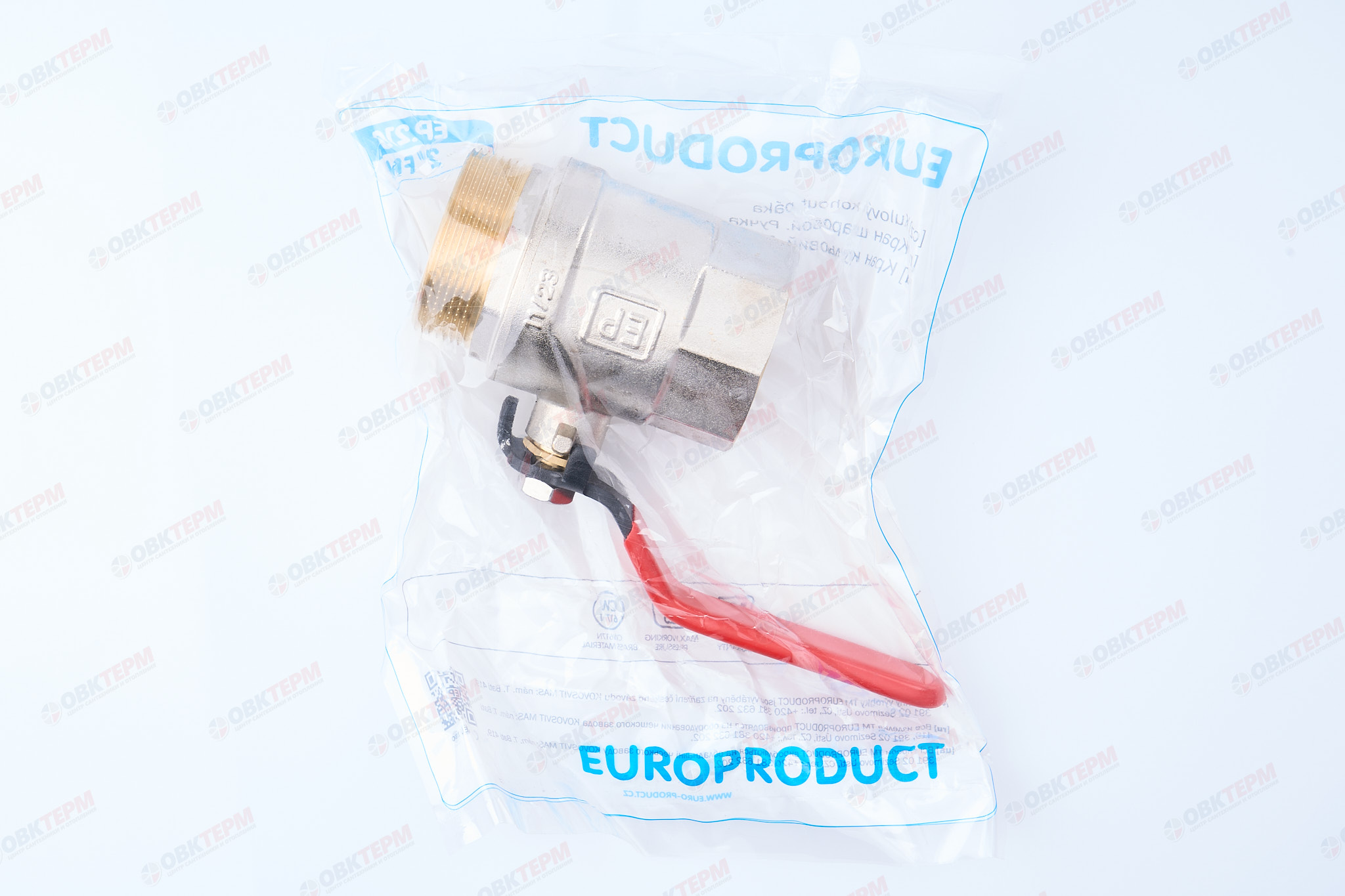 Кран шаровый     EUROPRODUCT   2"  ВН   ручка   (12 шт) - миниатюра №7