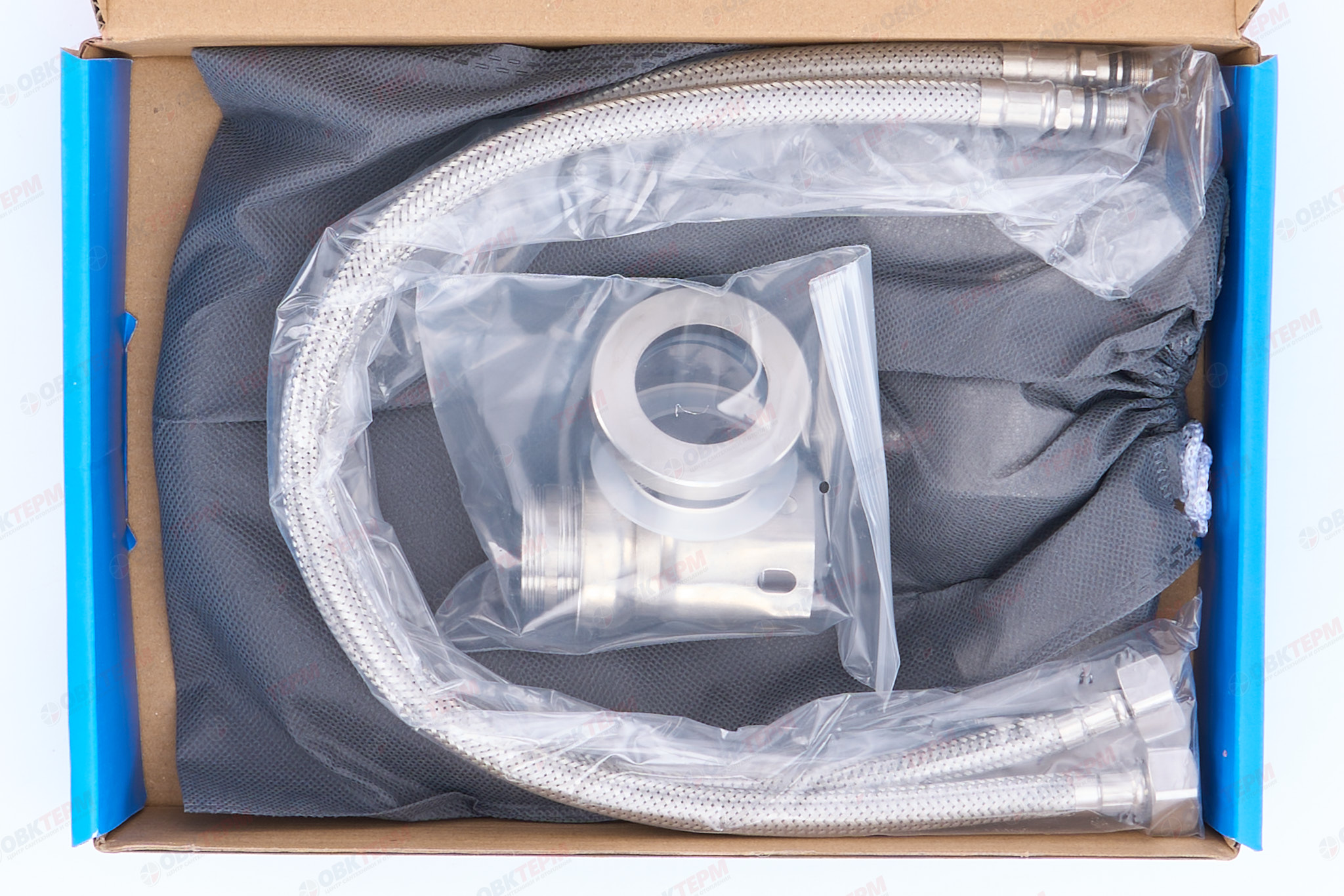 Смеситель д/кухни нерж/сталь REFLECTOR CHAMPION SUS-011 (ЧЕРНЫЙ) (10 шт/ящ) - миниатюра №5