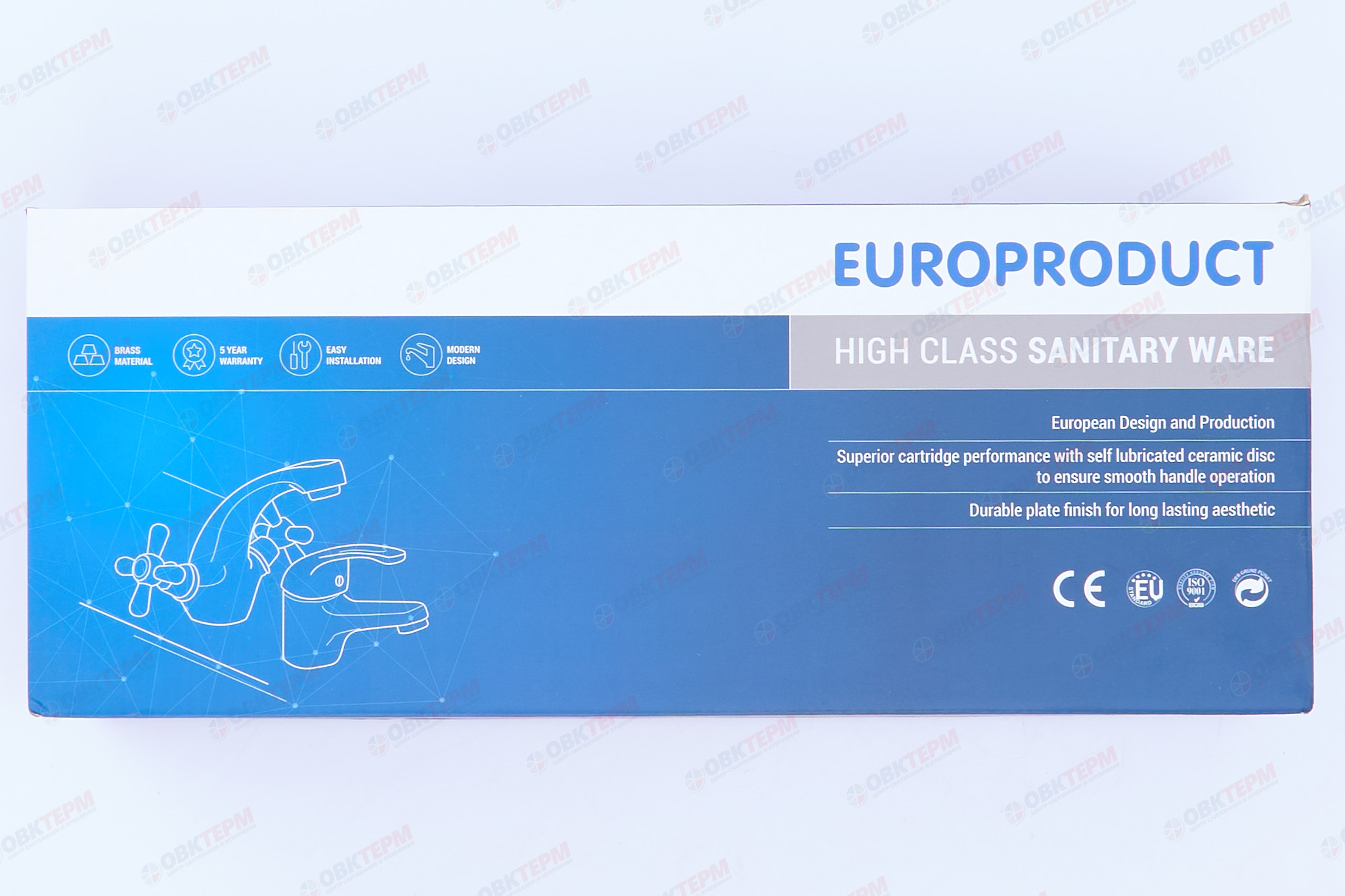 Смеситель д/ванны EUROPRODUCT O&L PREMIERE 006 EURO Ø35  (10 шт/ящ) - миниатюра №6