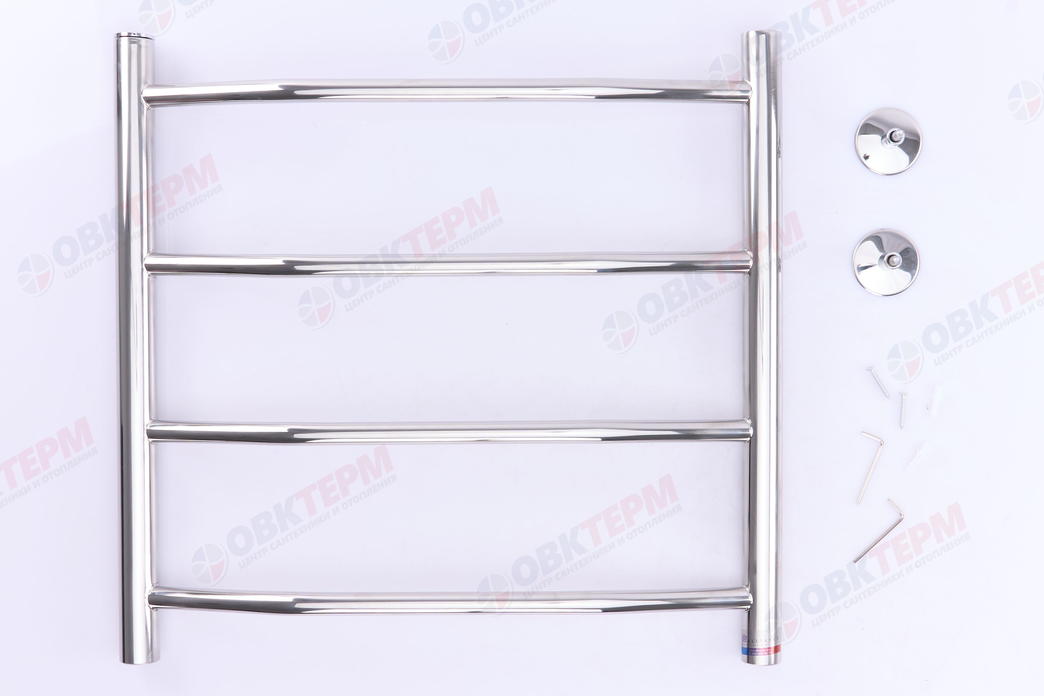 Полотенцесушитель лесенка ТДА ЛНК 50 х 50 Л вн.резьба 1/2" 4 перекладины АДВ - Изображение №3