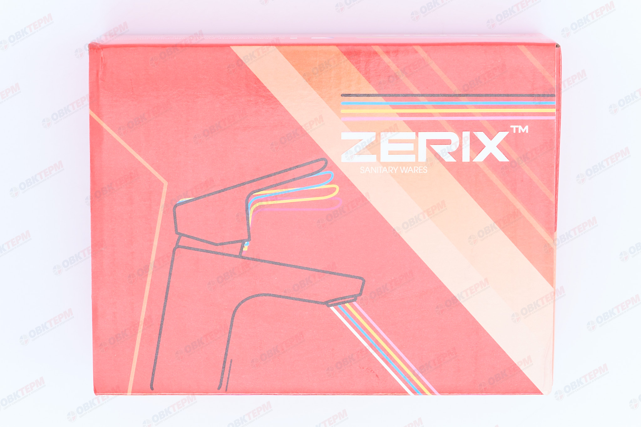 Смеситель д/умывальника ZERIX JEX-A450 ГАЙКА (10 шт/ящ) - миниатюра №7