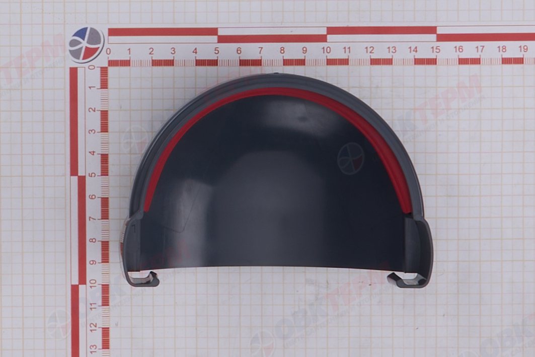 Заглушка желоба Дизайн 135 ПВХ Grand Line графит (RAL 7024) (уп. 77шт) - миниатюра №6