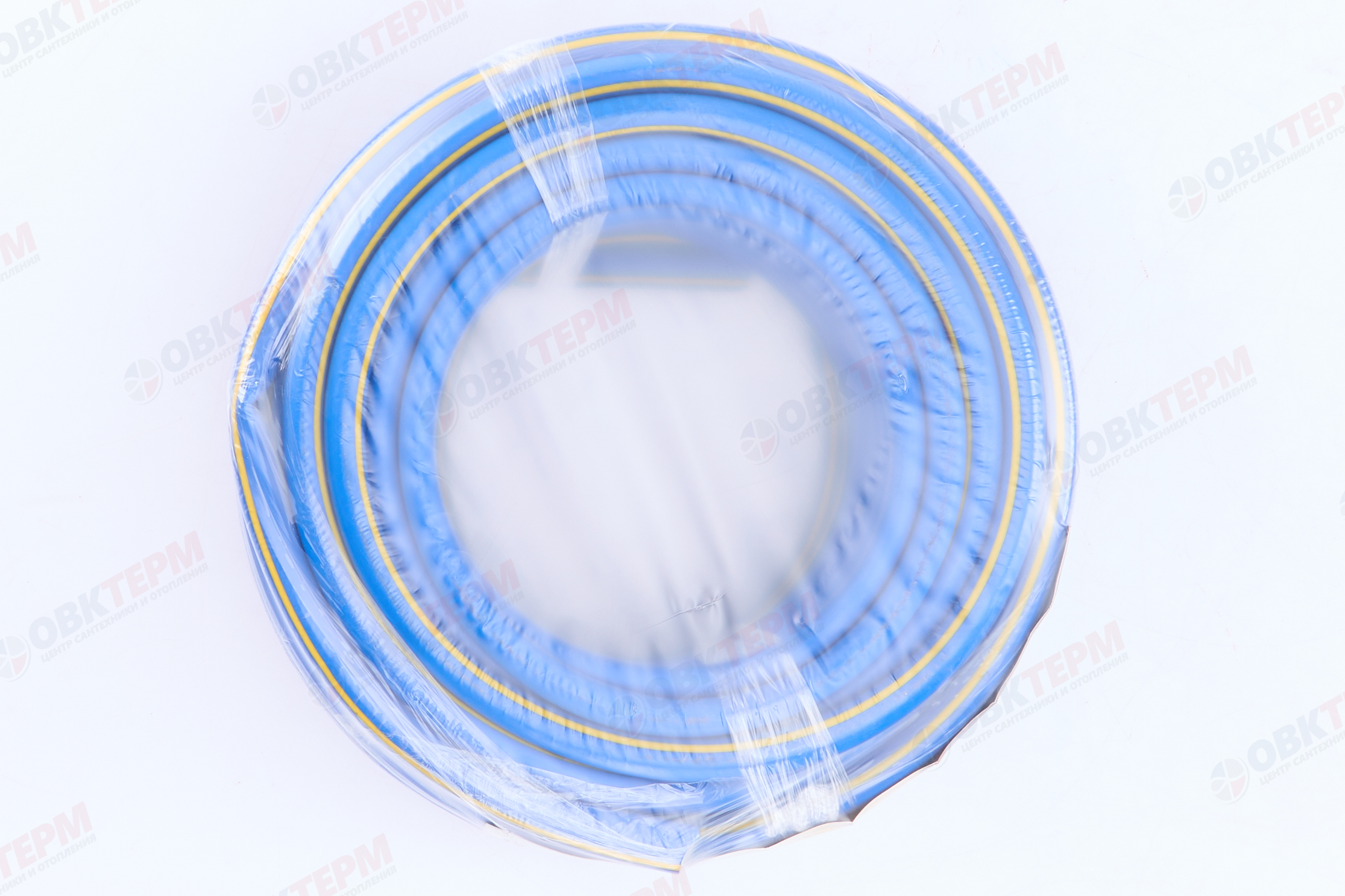 Шланг поливочный резиновый ТЭП AQUA FORSE с покрытием Soft Touch  синий 1/2"  3-слойный (25м) - Изображение №5