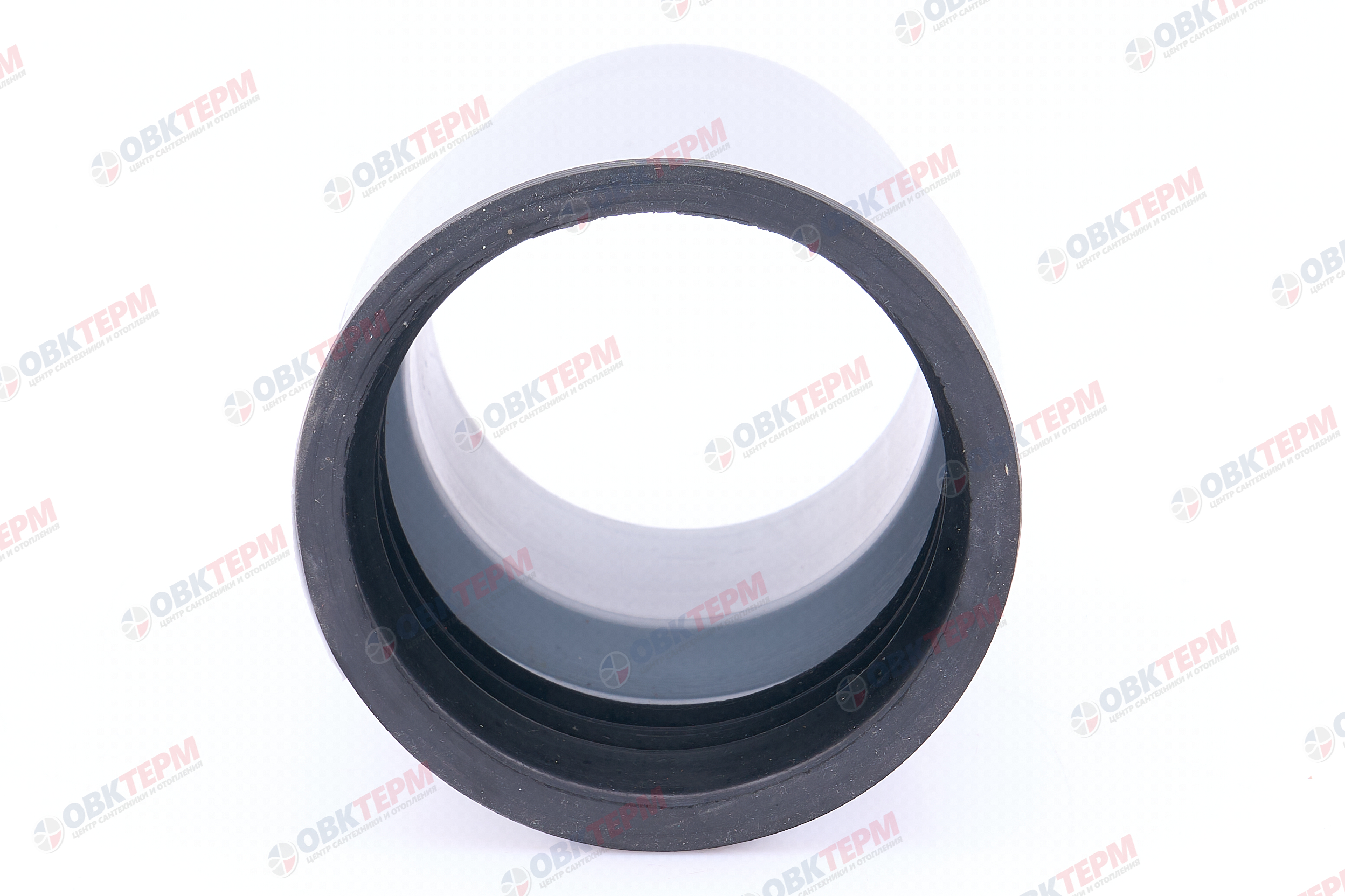 Переход с чугуна на пластик в комплекте с манжетой ВК ПП 110/124, серый,РТП ( 36шт) - Изображение №3