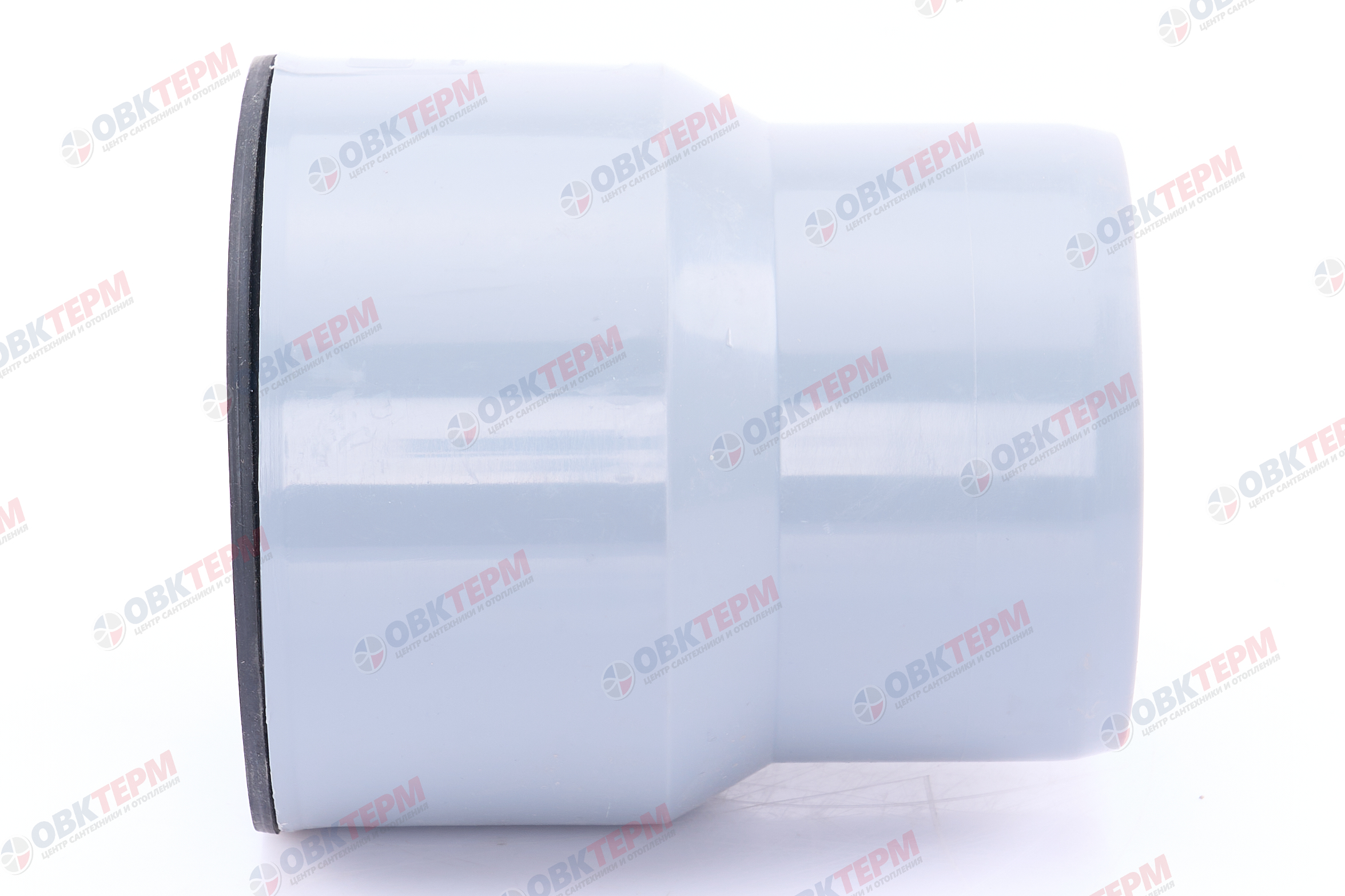 Переход с чугуна на пластик в комплекте с манжетой ВК ПП 110/124, серый,РТП ( 36шт) - Изображение №4