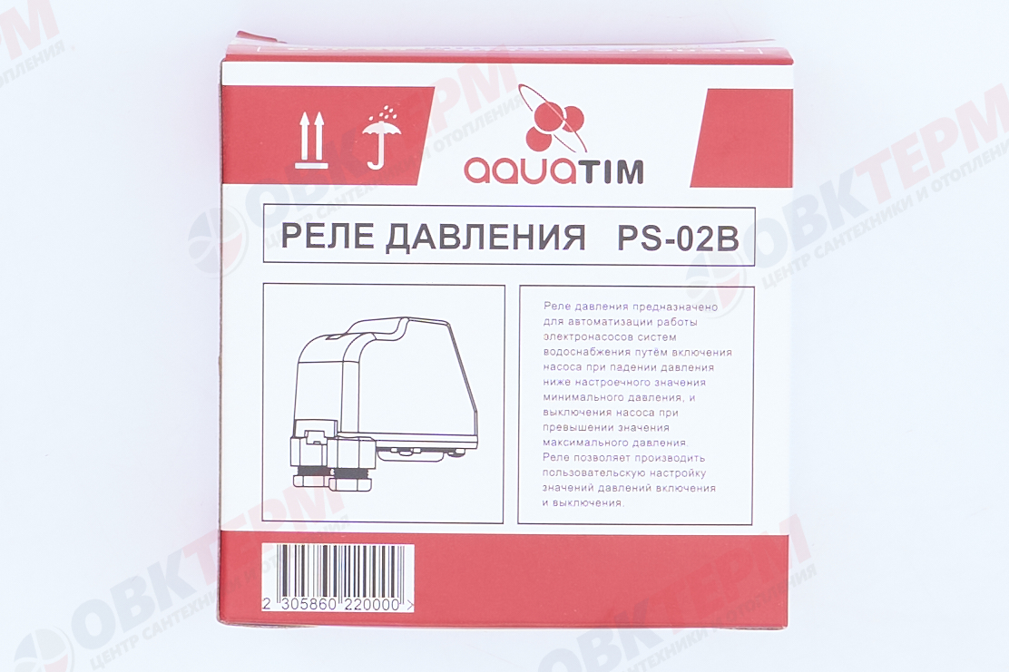 Реле давления механическое PS-02B  TIM  (1/4 без проводов) - миниатюра №6