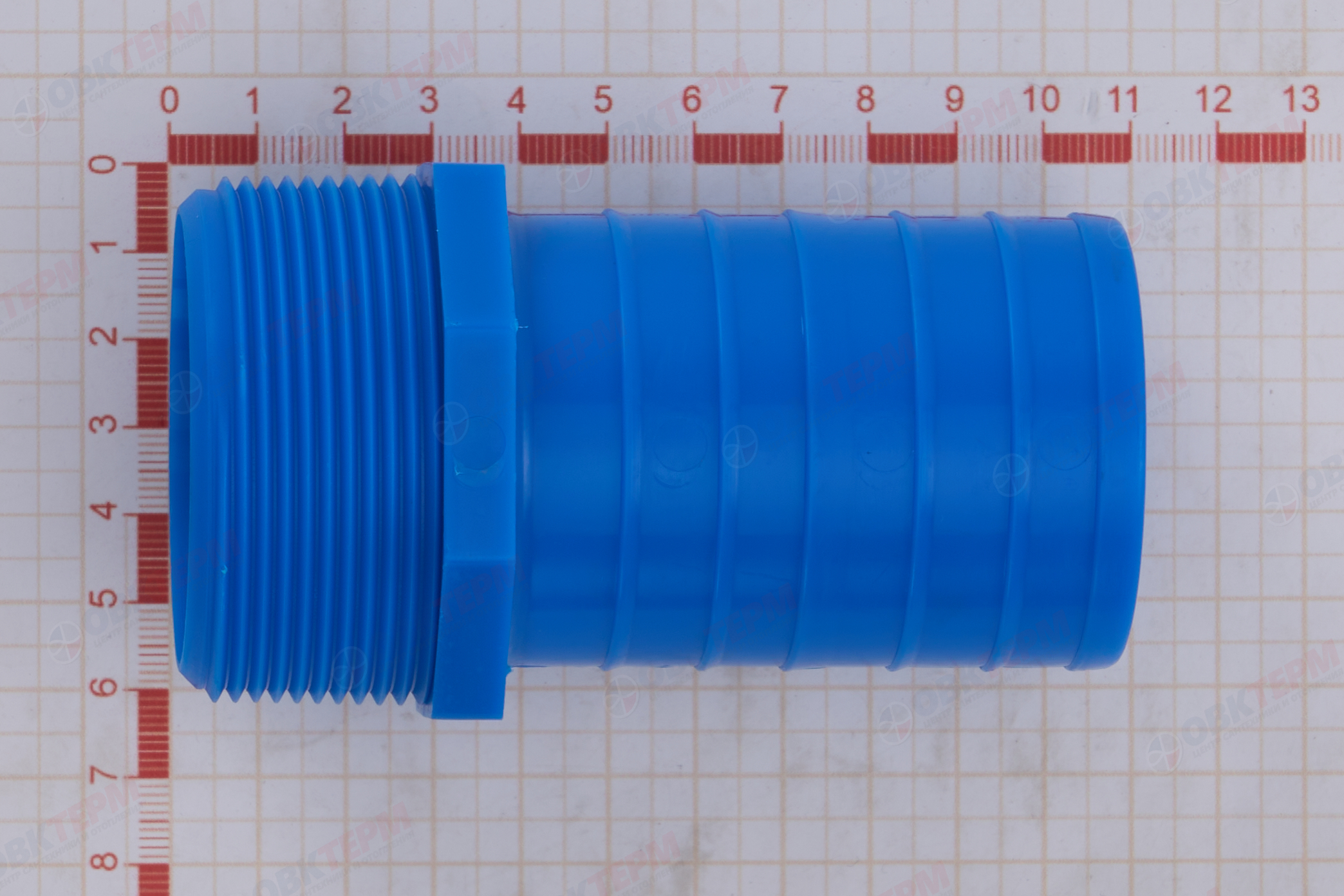 Соединитель резьбовой для  LayFlat  2" х 2"наружная резьба  HORKE PL-1556  (162 шт/ящ) - миниатюра №6