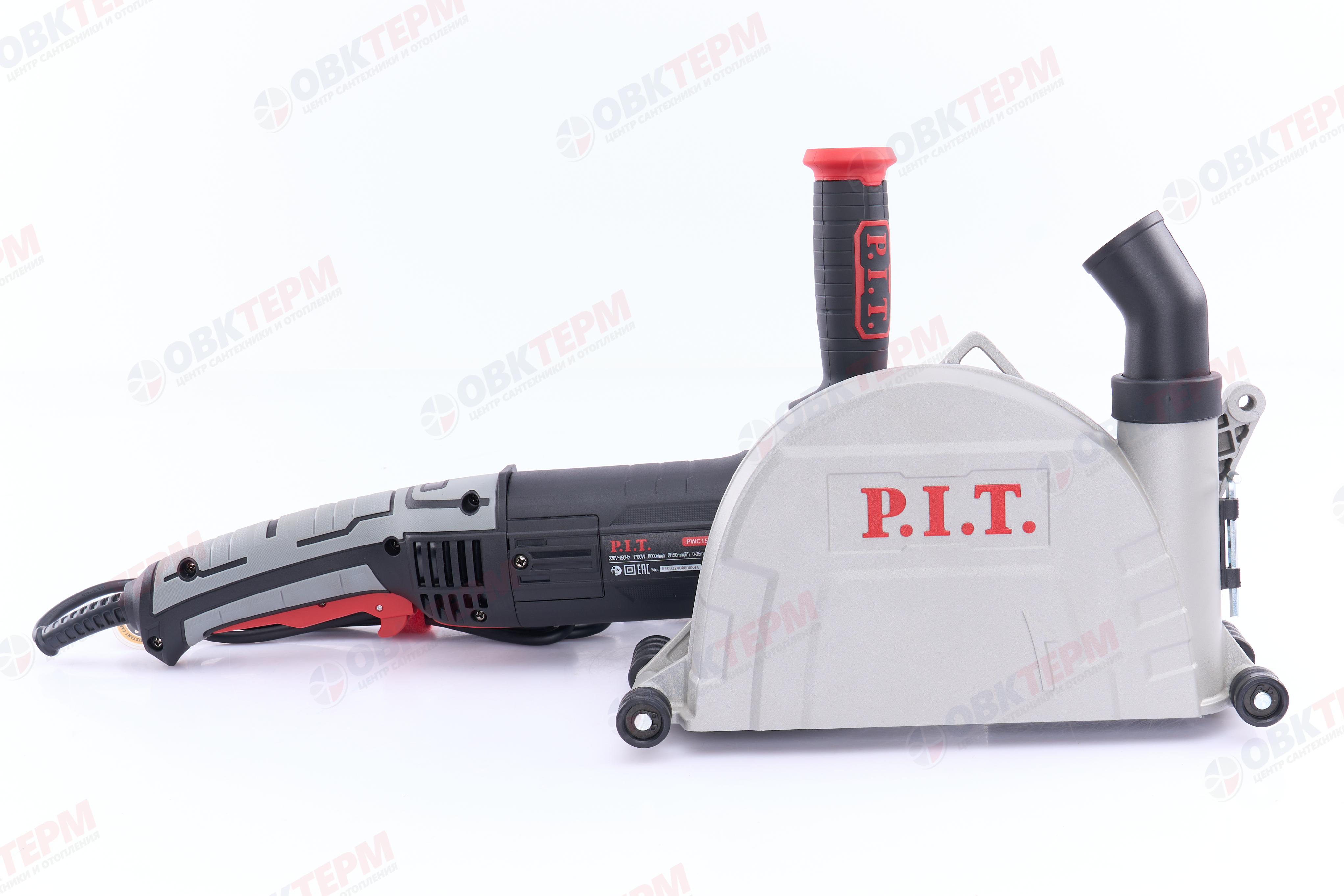 Штроборез P.I.T. PWC150-C (150мм, 1700Вт, 8000об/мин, глубина штроб. 35мм, ширина штроб. 30мм) сетев - миниатюра №8
