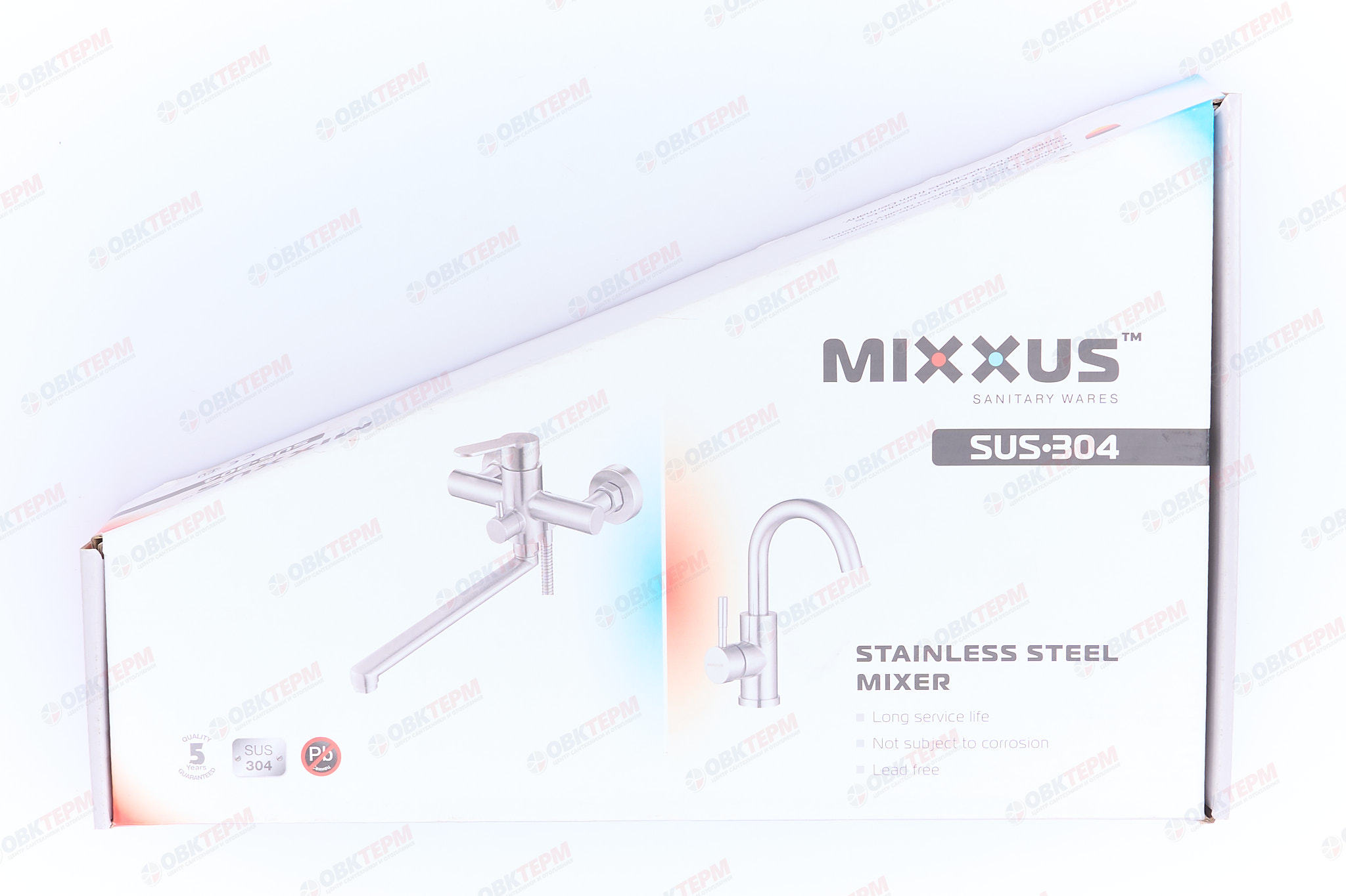 Смеситель д/умывальника нерж/сталь MIXXUS KUB-001 BLACK HIGH (10 шт/ящ) - миниатюра №6