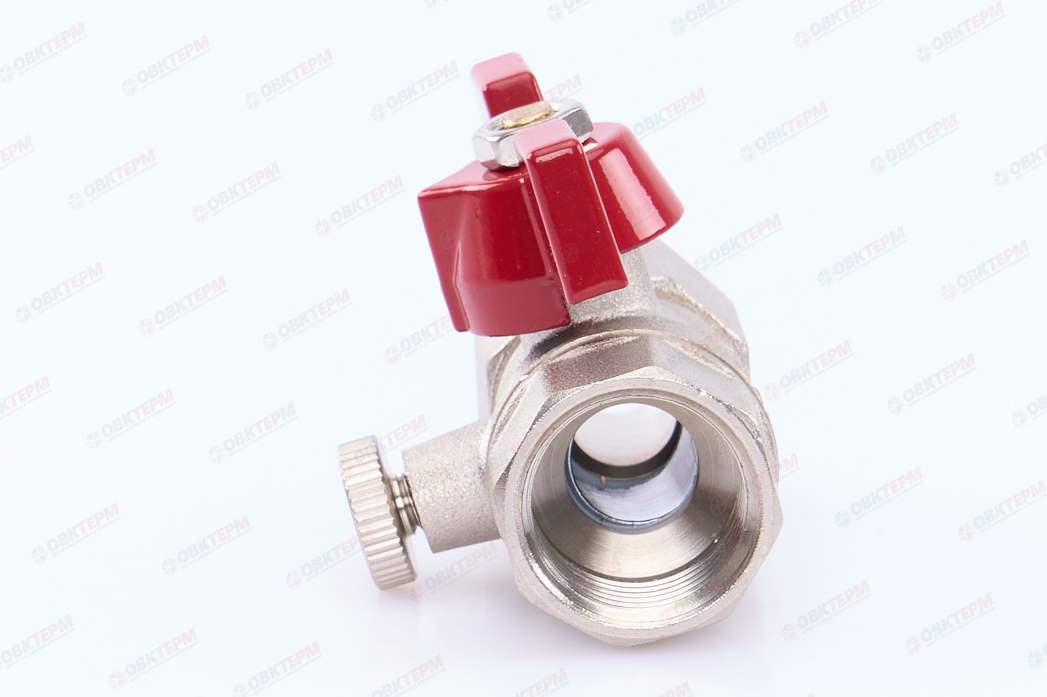 Кран шаровый         TIM  для подключения манометра 1/2"*1/2 ВВ      (50ящ/25) - Изображение №5