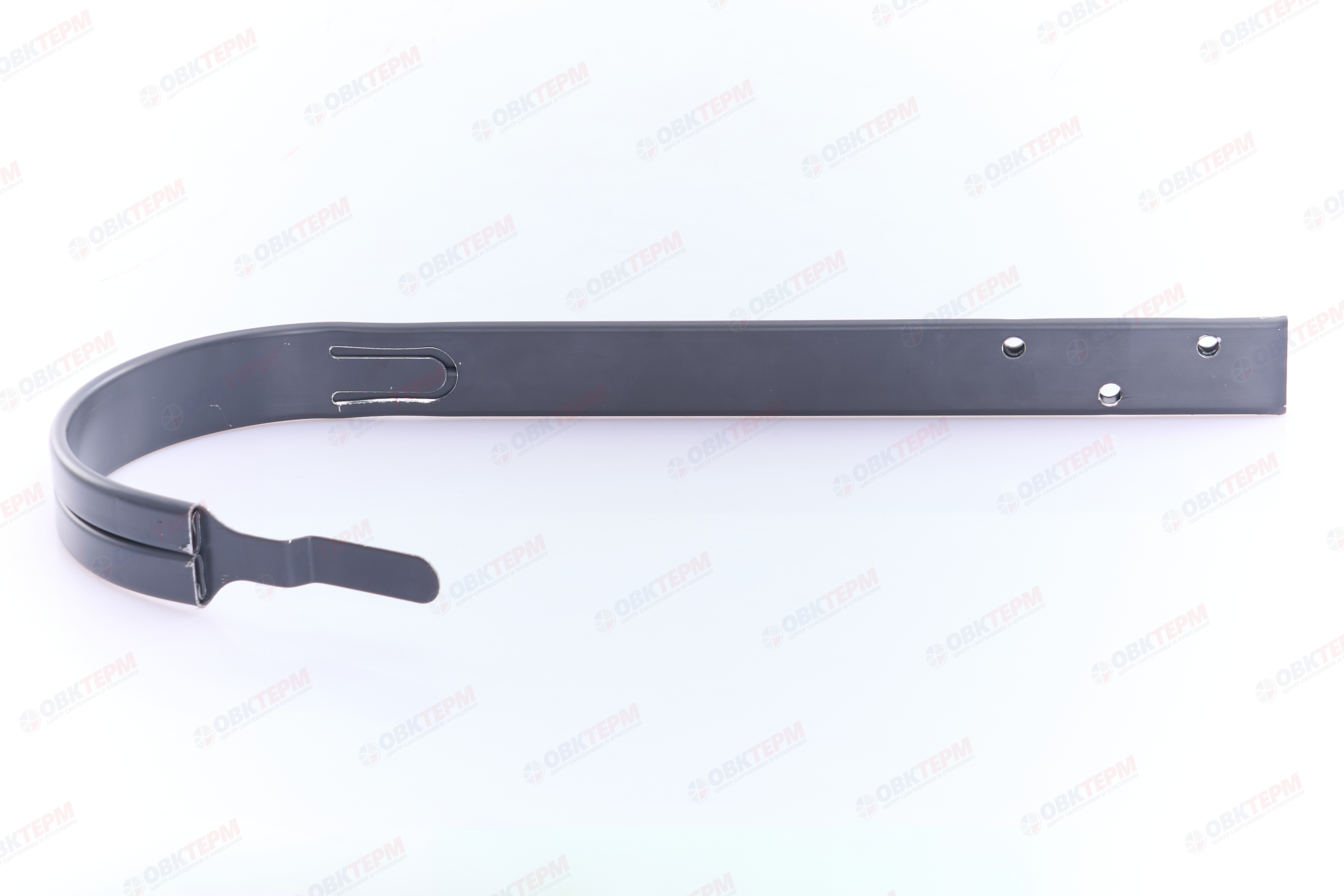 Кронштейн желоба Классика ПВХ Grand Line 120 МЕТАЛЛ графит (RAL 7024) (уп. 60шт) - миниатюра №6