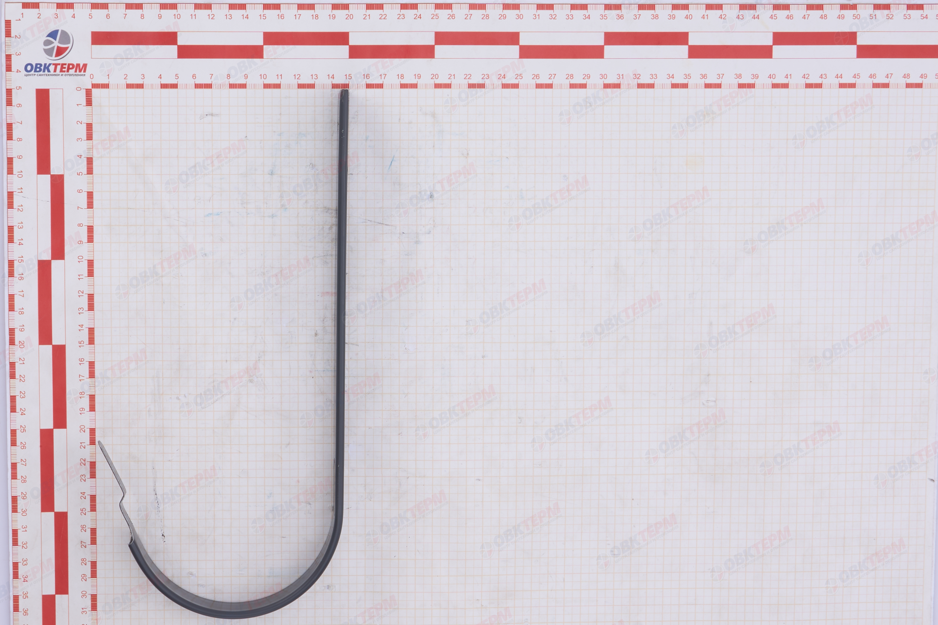 Кронштейн желоба Классика ПВХ Grand Line 120 МЕТАЛЛ графит (RAL 7024) (уп. 60шт) - миниатюра №7