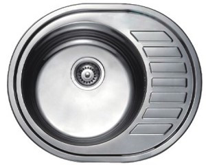 Мойка FRAP 0.8 мм          57*45*18 глянец               F-4557  (6 кр) - Изображение №1