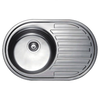 Мойка FRAP 0.8 мм          77*50*19 глянец               F-5077  (8 кр) - Изображение №1