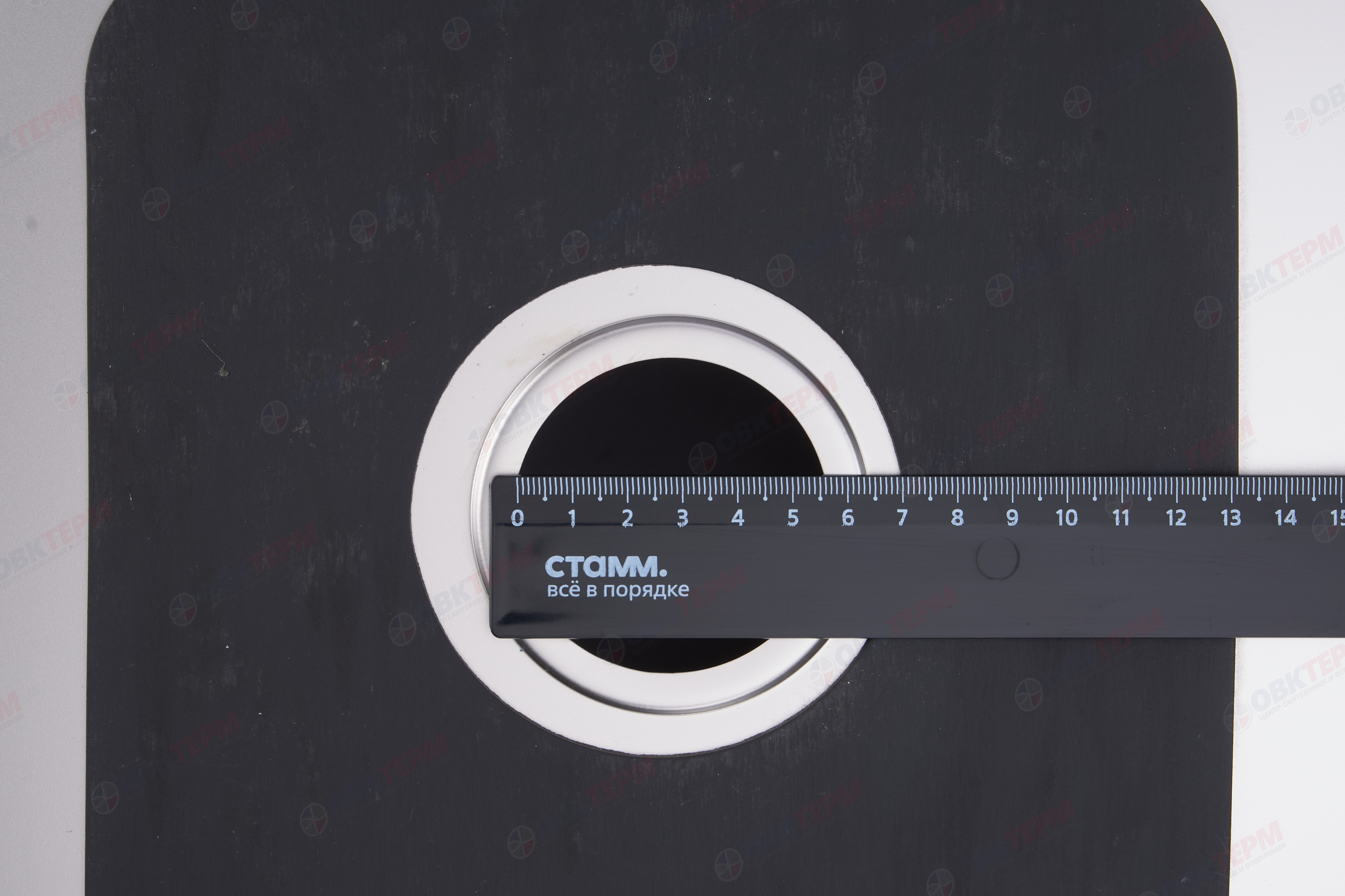 ZERIX мойка Z5050-04-160E (SATIN) НАКЛАДНАЯ / без сифона (10шт/ящ) - миниатюра №7