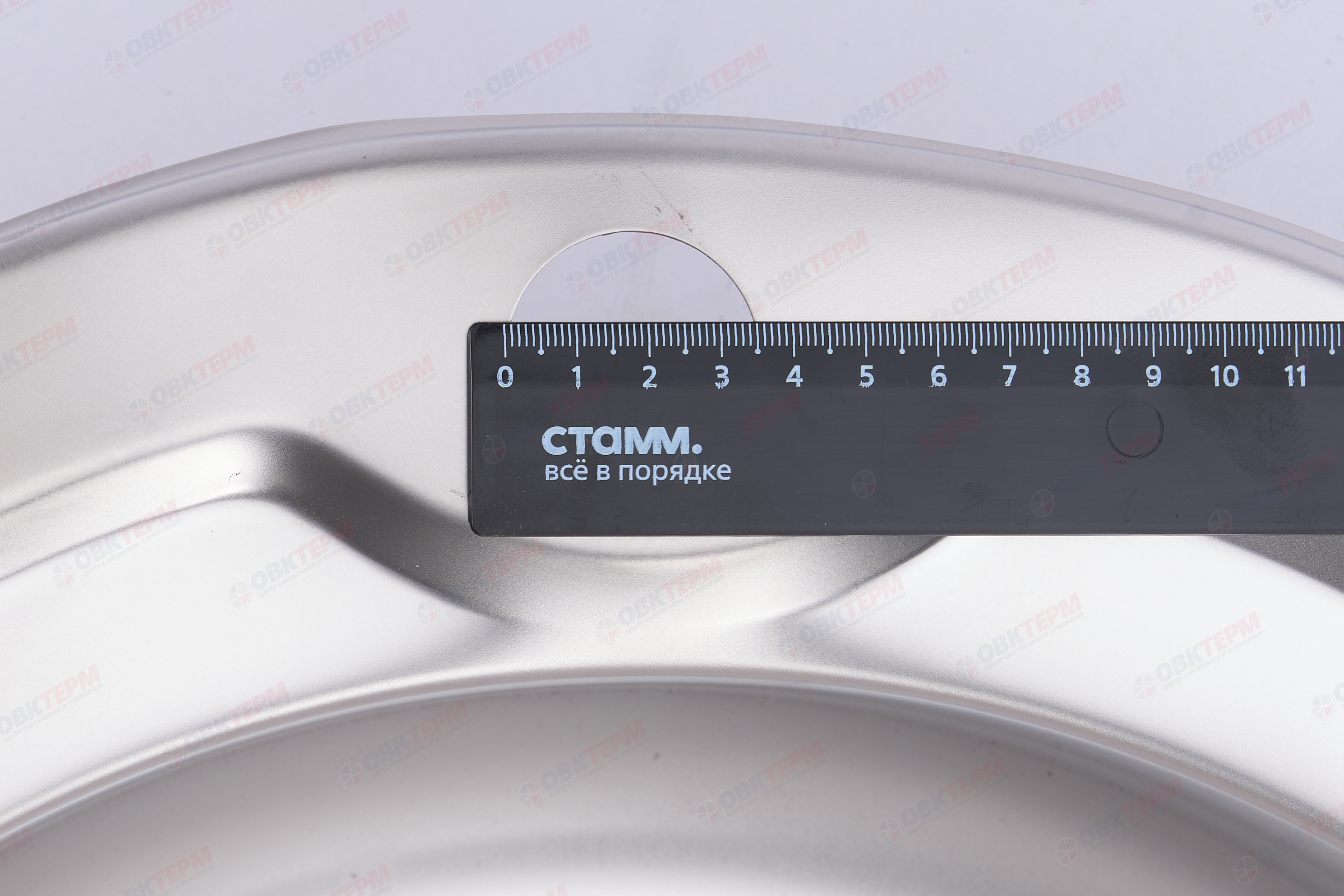 ZERIX мойка Z510-08-180E (SATIN) ВРЕЗНАЯ /сифон (10шт/ящ) - Изображение №4